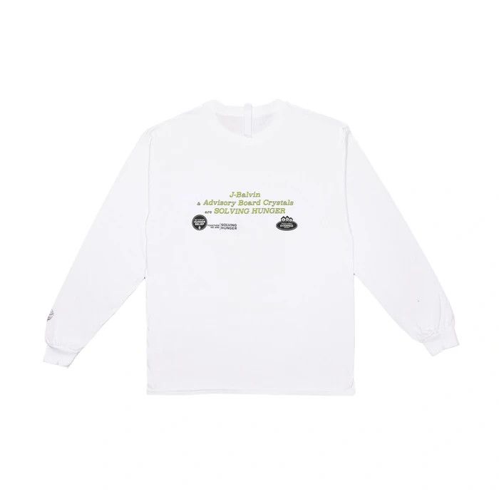 Advisory Board Crystals × J Balvin White Advisory Board Crystals J Balvin Long Sleeve T-Shirt Size US S / EU 44-46 / 1 - 3 Thumbnail