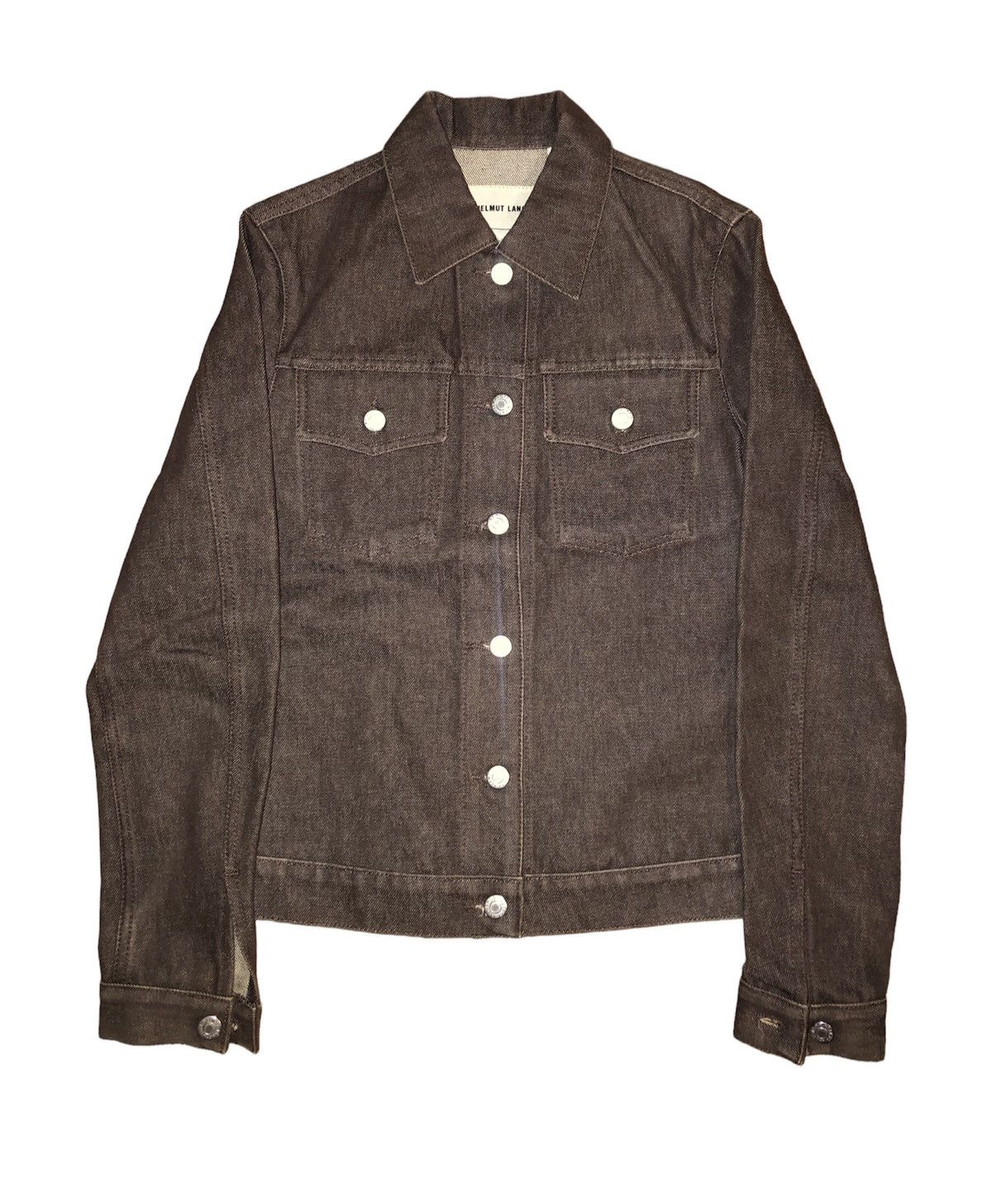 00s Helmut Lang Vintage Brown Denim Jacket