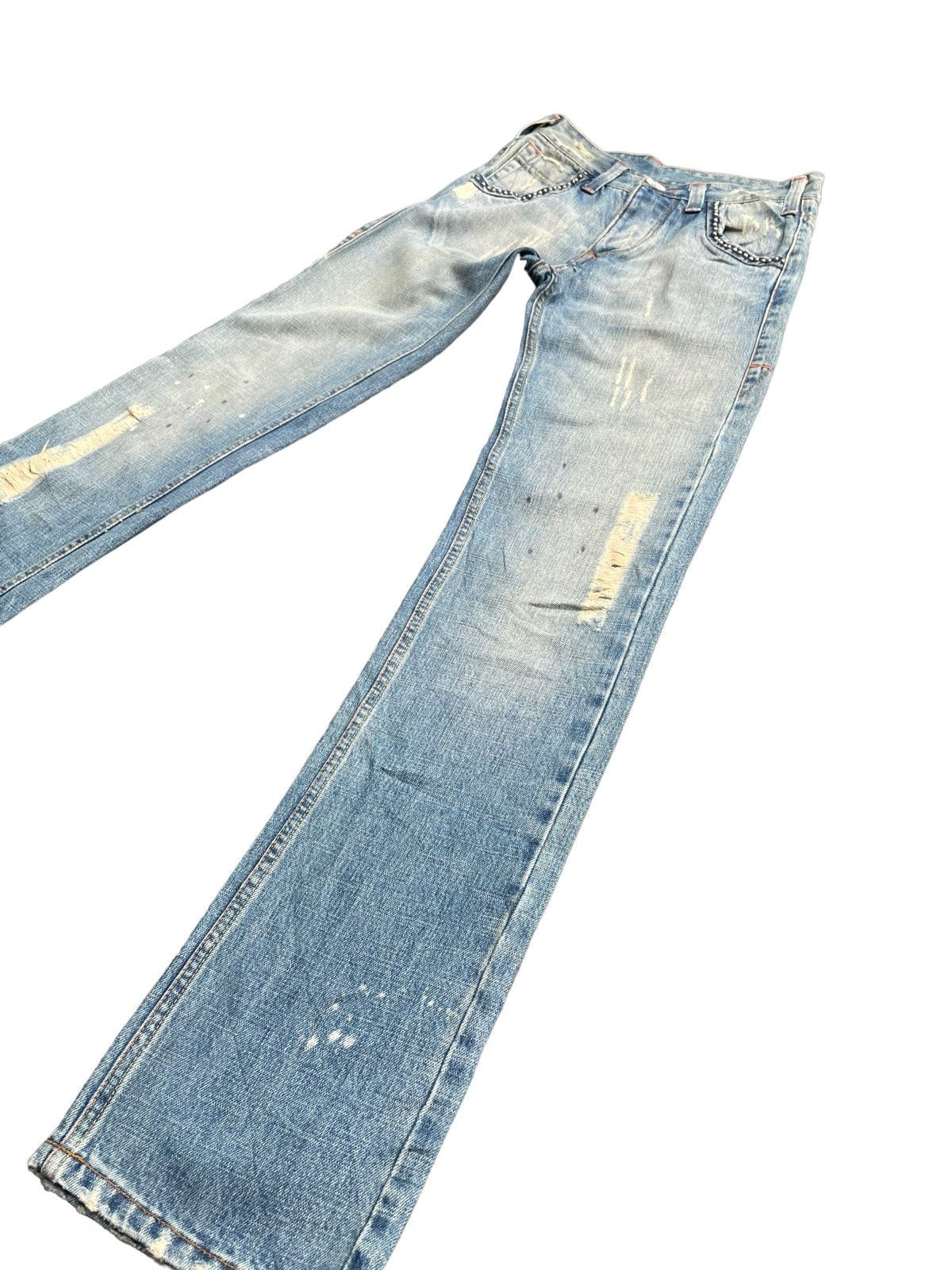 Designer × Vintage Vintage CJ Distresed Denim Size US 28 / EU 44 - 2 Thumbnail