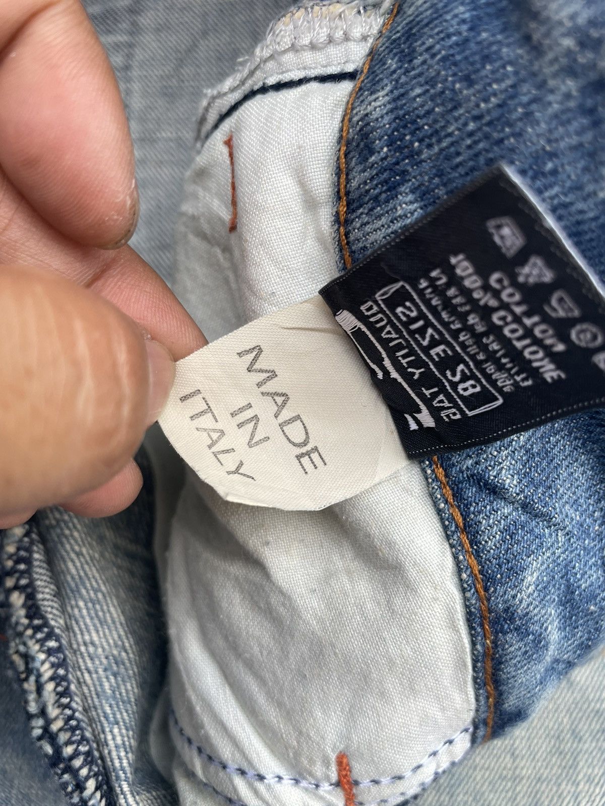 Designer × Vintage Vintage CJ Distresed Denim Size US 28 / EU 44 - 15 Thumbnail