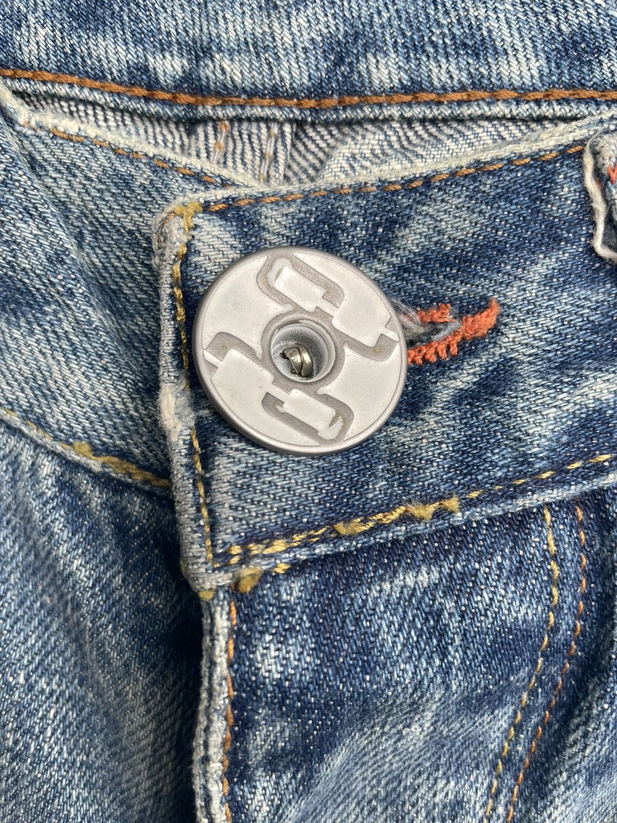 Designer × Vintage Vintage CJ Distresed Denim Size US 28 / EU 44 - 19 Thumbnail