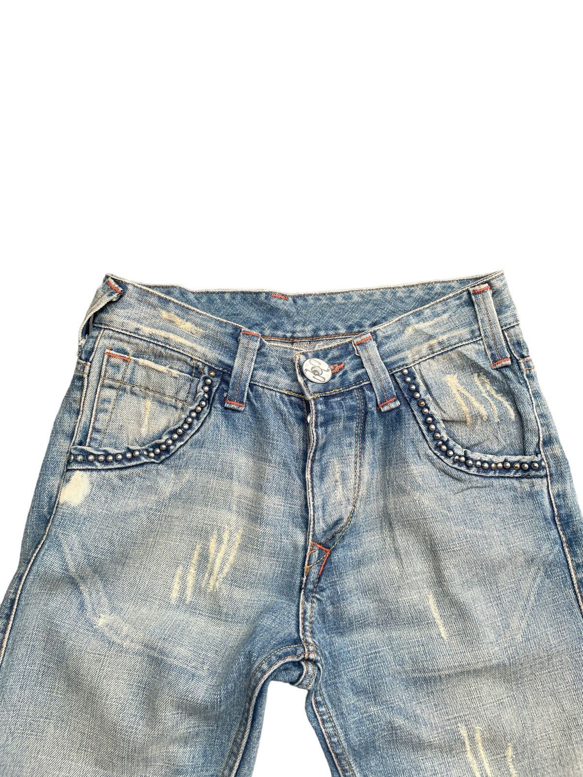 Designer × Vintage Vintage CJ Distresed Denim Size US 28 / EU 44 - 6 Thumbnail