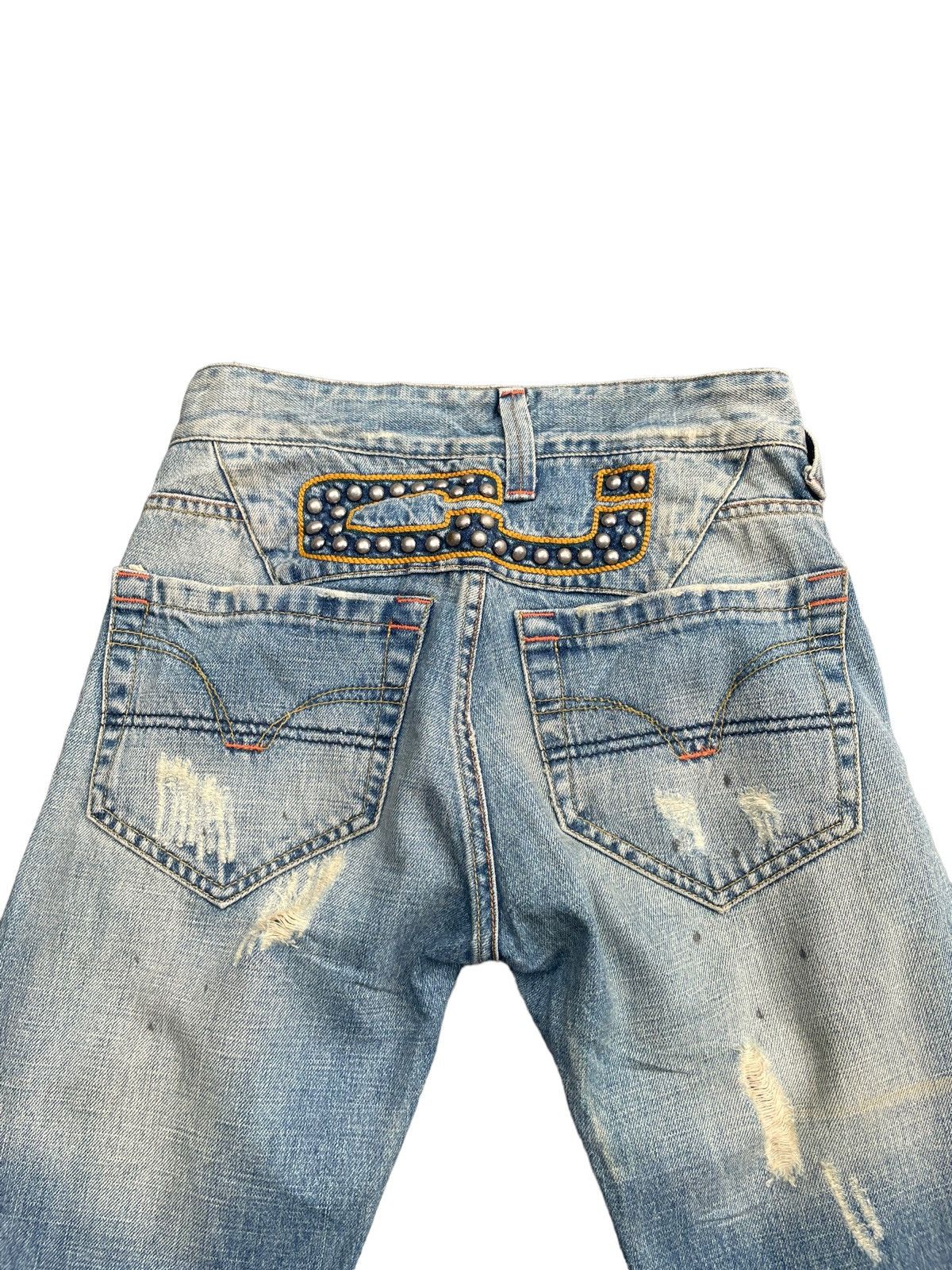 Designer × Vintage Vintage CJ Distresed Denim Size US 28 / EU 44 - 11 Thumbnail