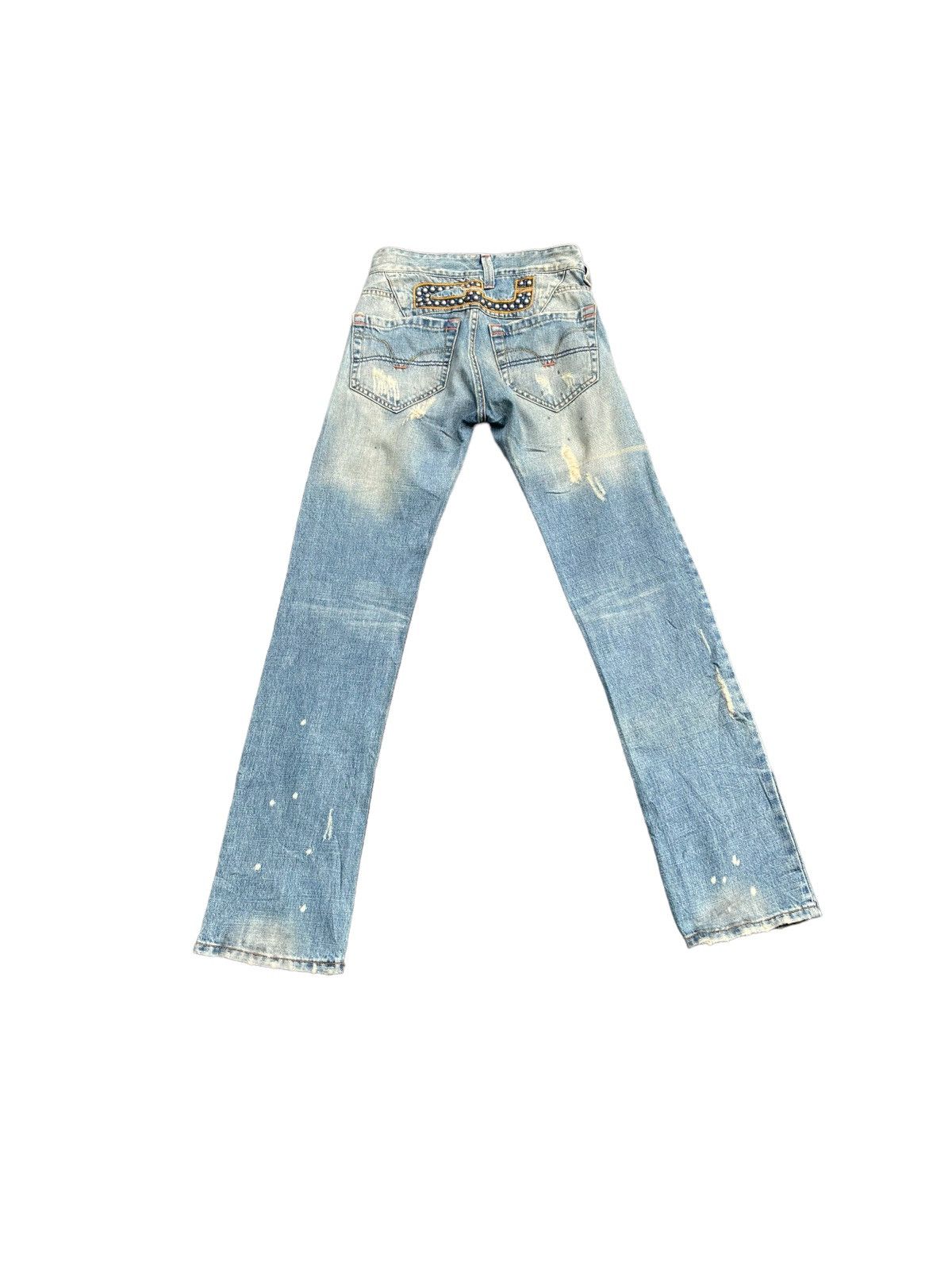 Designer × Vintage Vintage CJ Distresed Denim Size US 28 / EU 44 - 8 Thumbnail