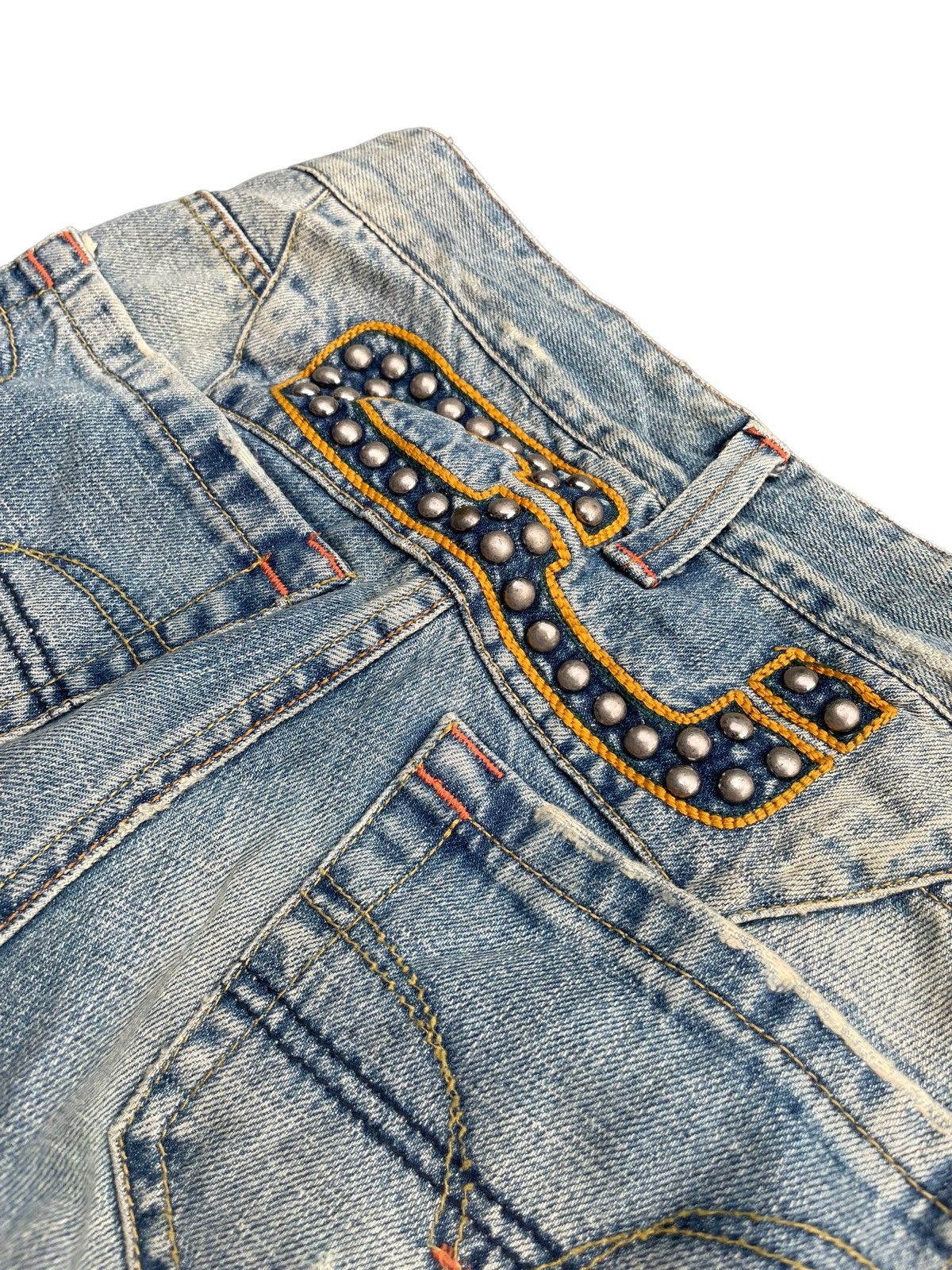 Designer × Vintage Vintage CJ Distresed Denim Size US 28 / EU 44 - 12 Thumbnail