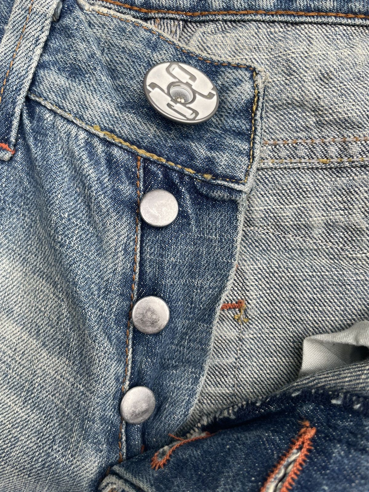 Designer × Vintage Vintage CJ Distresed Denim Size US 28 / EU 44 - 18 Thumbnail