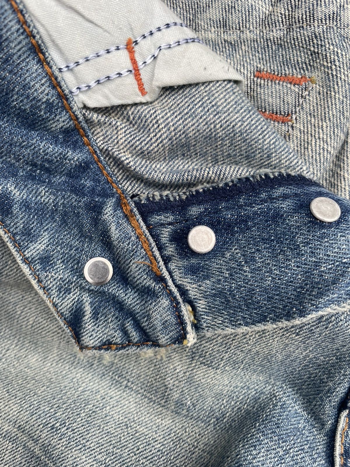 Designer × Vintage Vintage CJ Distresed Denim Size US 28 / EU 44 - 17 Thumbnail