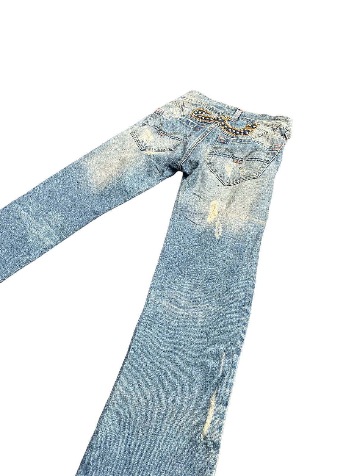 Designer × Vintage Vintage CJ Distresed Denim Size US 28 / EU 44 - 9 Thumbnail