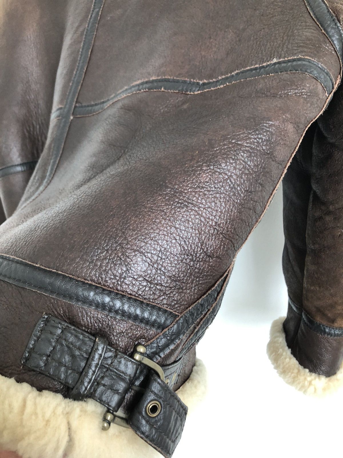 Vintage B 3 Mondo Lui Leather Jacket B2 Size US L / EU 52-54 / 3 - 13 Thumbnail