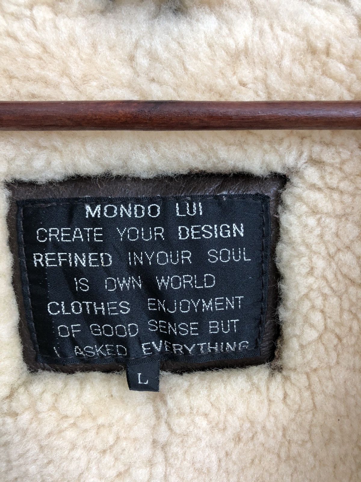 Vintage B 3 Mondo Lui Leather Jacket B2 Size US L / EU 52-54 / 3 - 9 Thumbnail