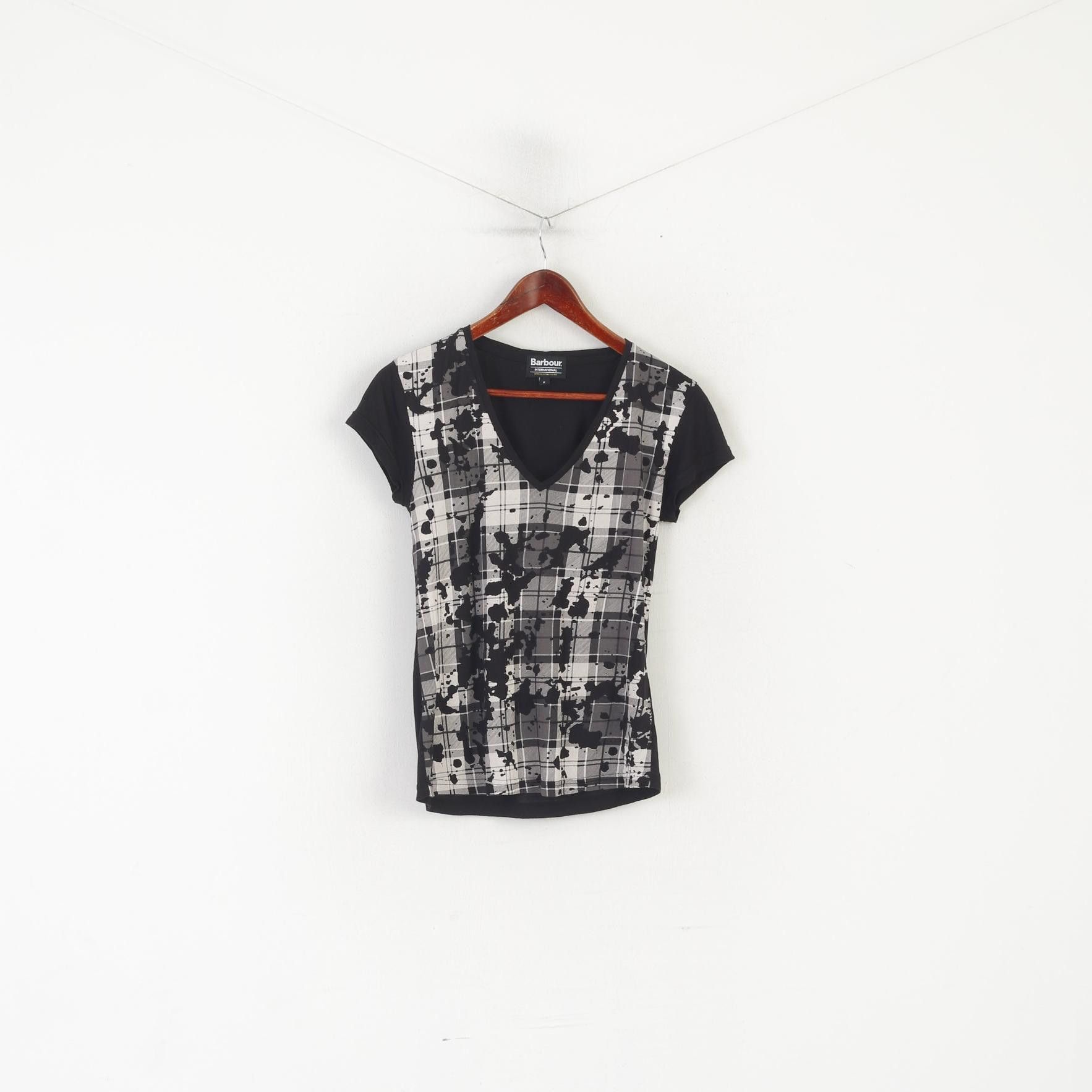Barbour Barbour International Women 8 S Shirt Black Modal 9365 Size S / US 4 / IT 40 - 2 Thumbnail