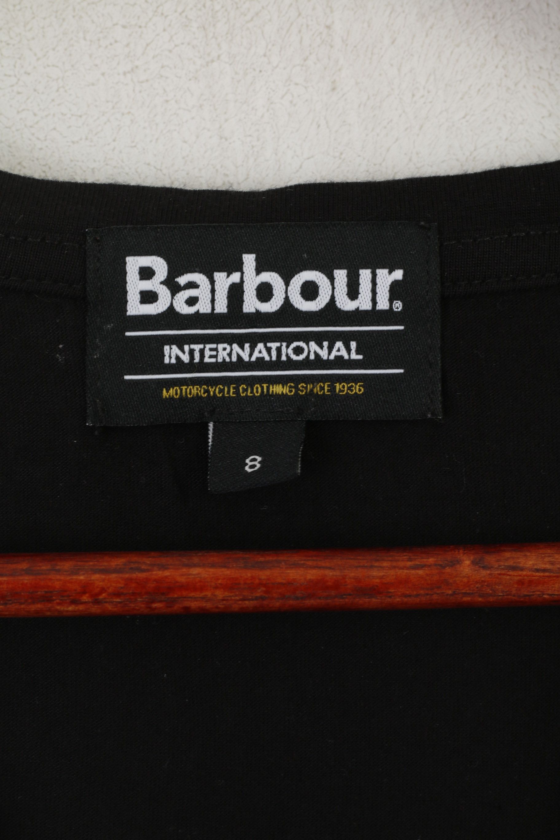 Barbour Barbour International Women 8 S Shirt Black Modal 9365 Size S / US 4 / IT 40 - 4 Thumbnail