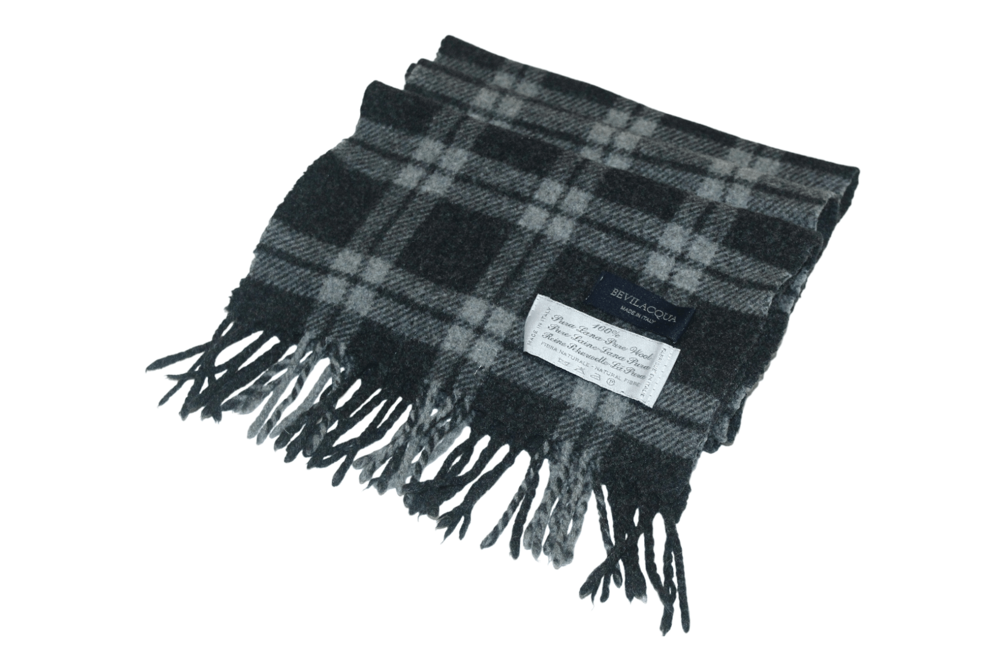 Bevilacqua Bevilacqua Firenze Pure Wool Tartan Scarf Size ONE SIZE - 1 Thumbnail