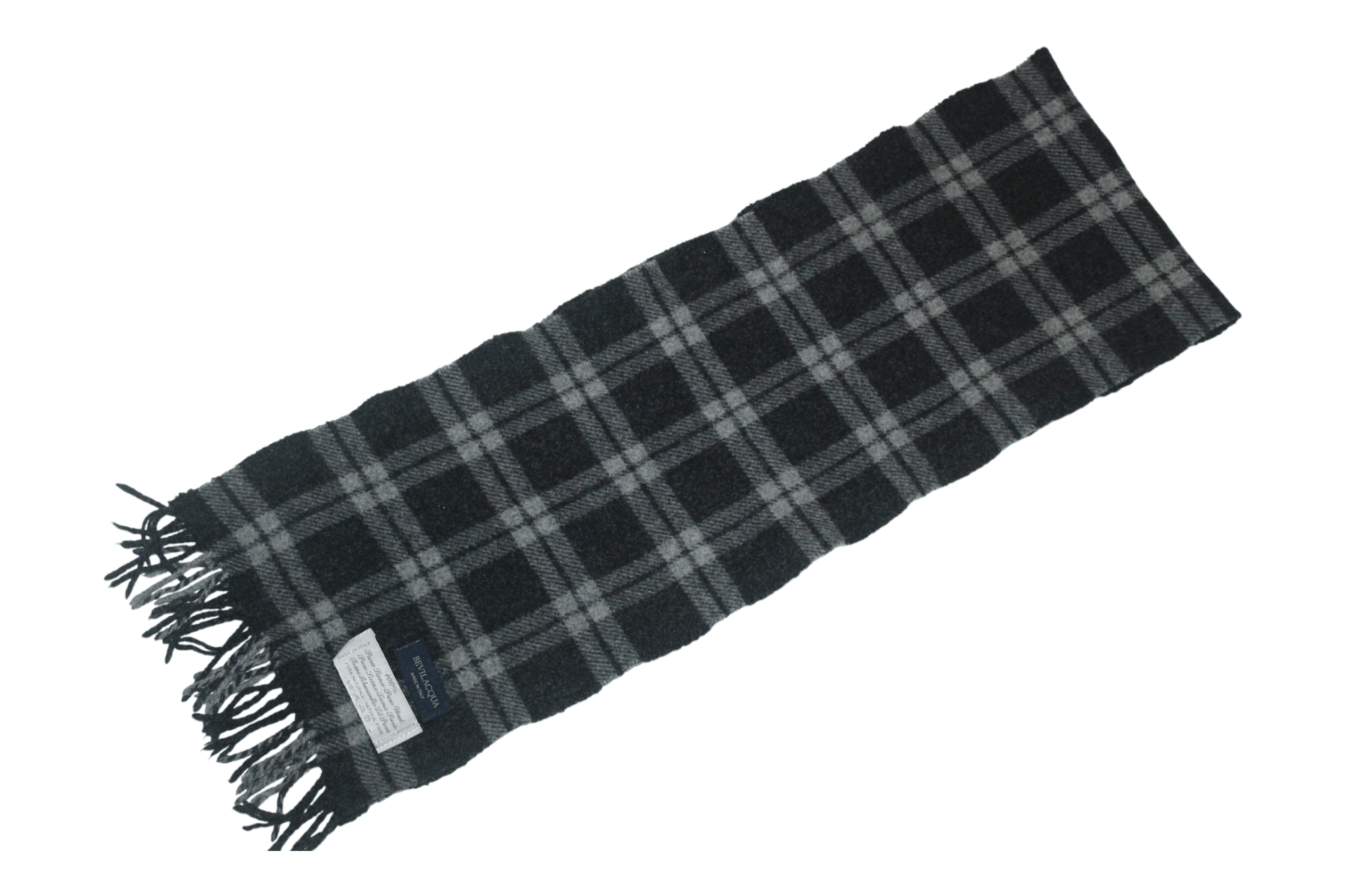 Bevilacqua Bevilacqua Firenze Pure Wool Tartan Scarf Size ONE SIZE - 3 Thumbnail