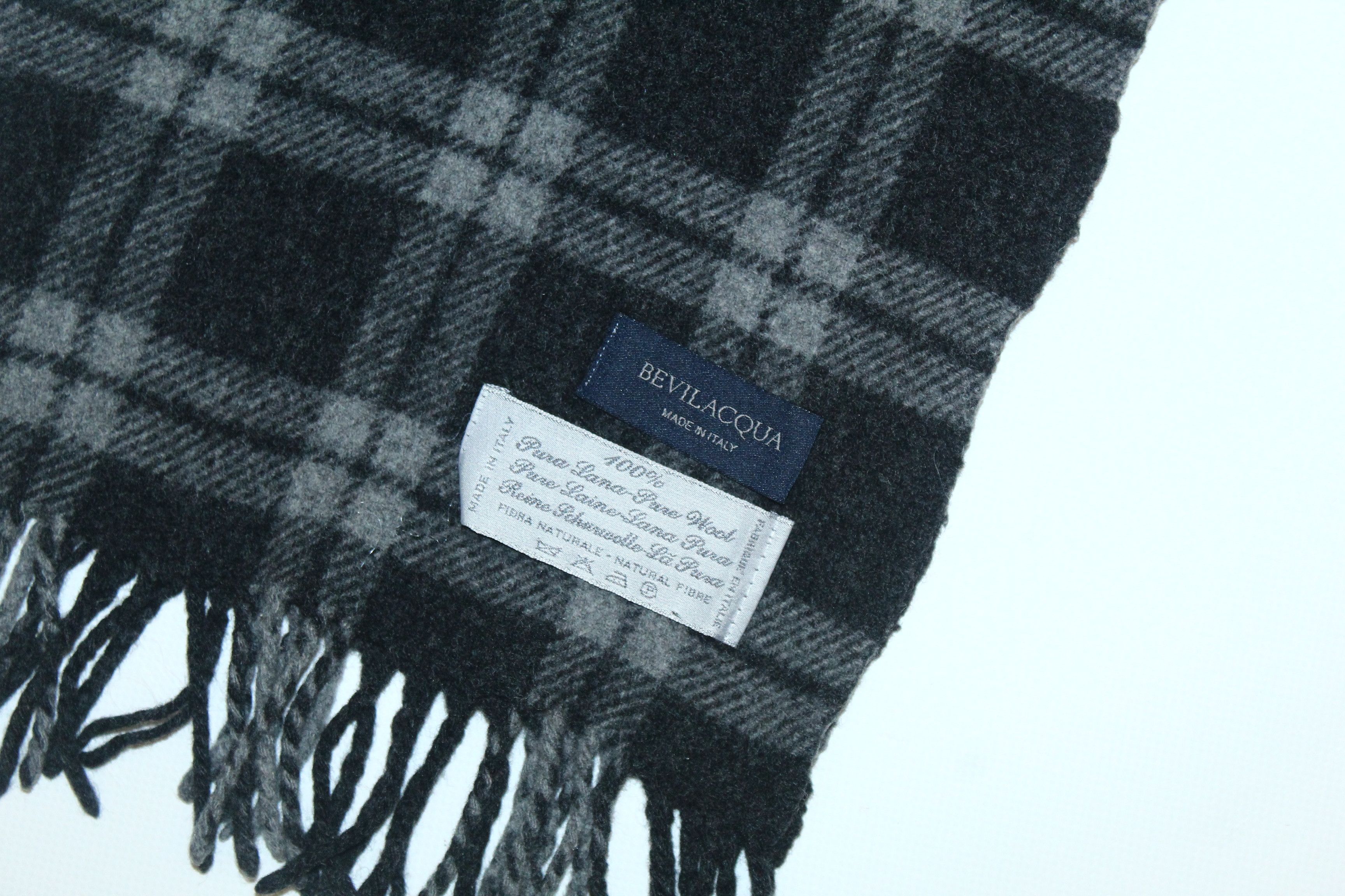 Bevilacqua Bevilacqua Firenze Pure Wool Tartan Scarf Size ONE SIZE - 4 Thumbnail