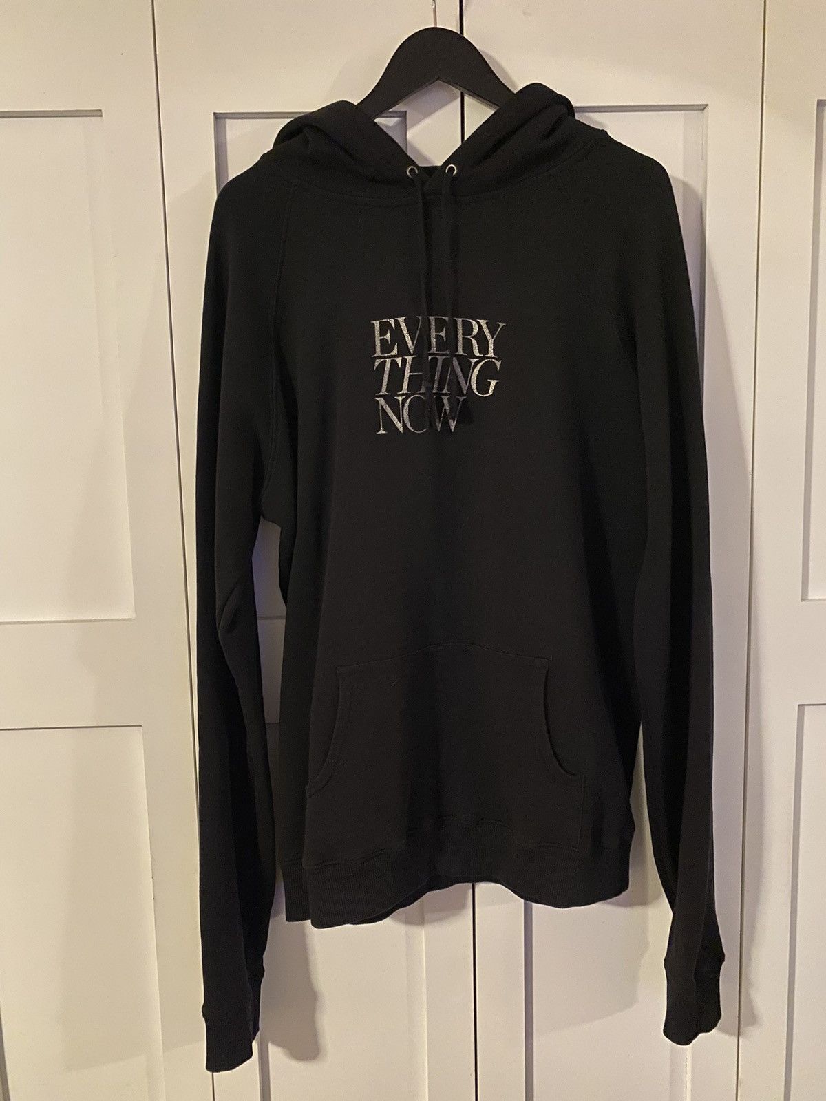 image of Saint Laurent Paris Saint Laurent “Everything Now” Hoodie in Black, Men's (Size 2XL)