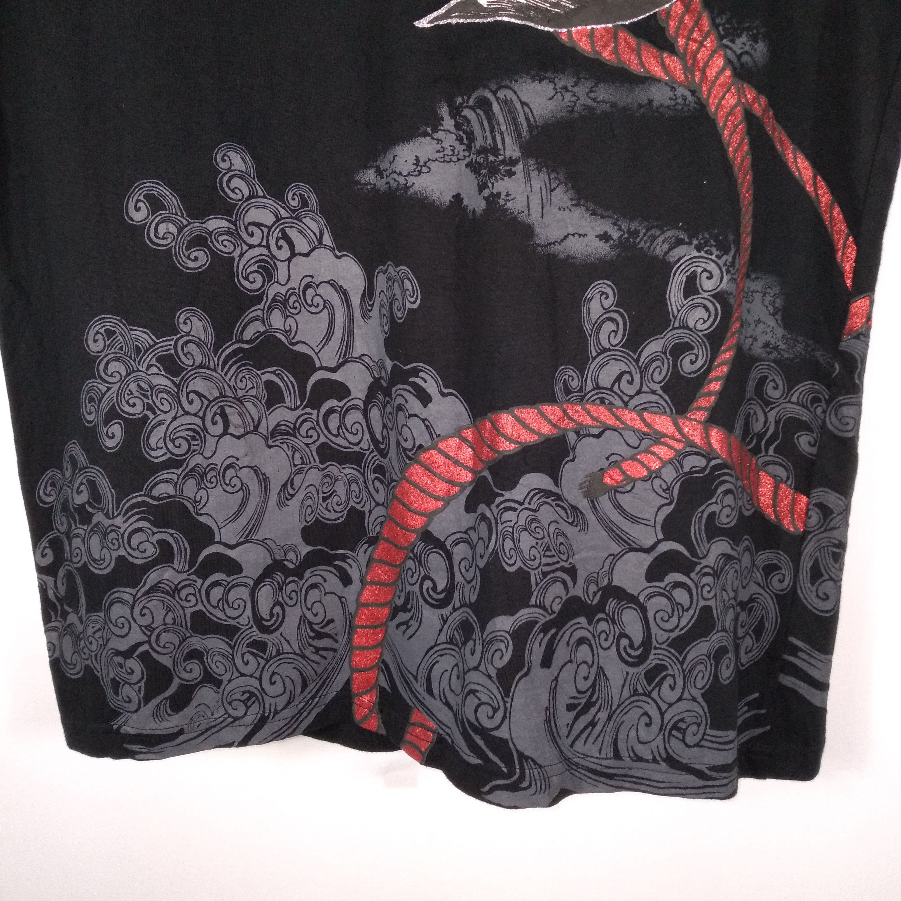 Japanese Brand Vintage Sukajan Art Of Butterfly Koi Polos Shirt Size US L / EU 52-54 / 3 - 6 Thumbnail