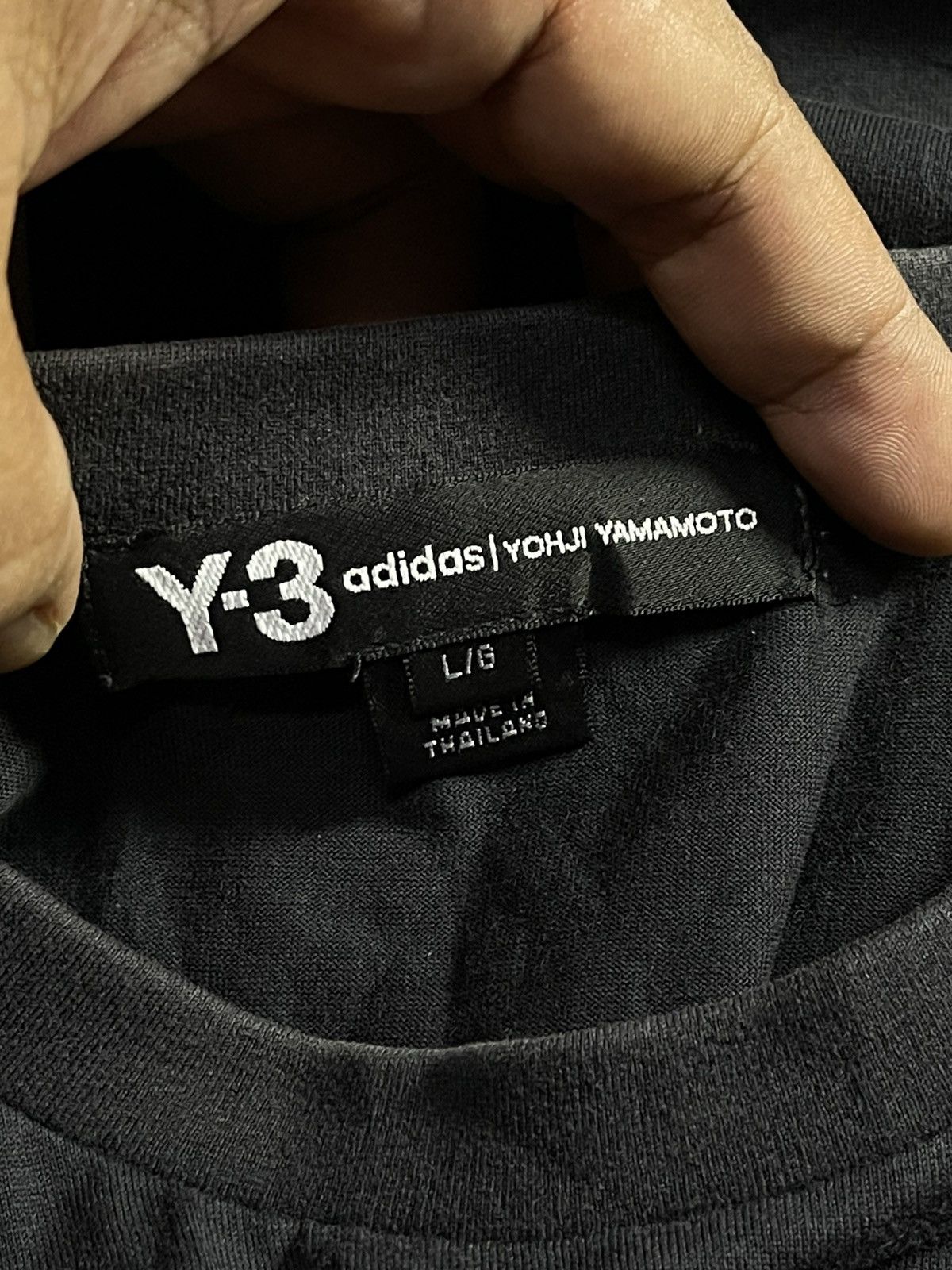 Adidas Y-3 Adidas Yohji Yamamoto Tshirt Size US L / EU 52-54 / 3 - 4 Thumbnail