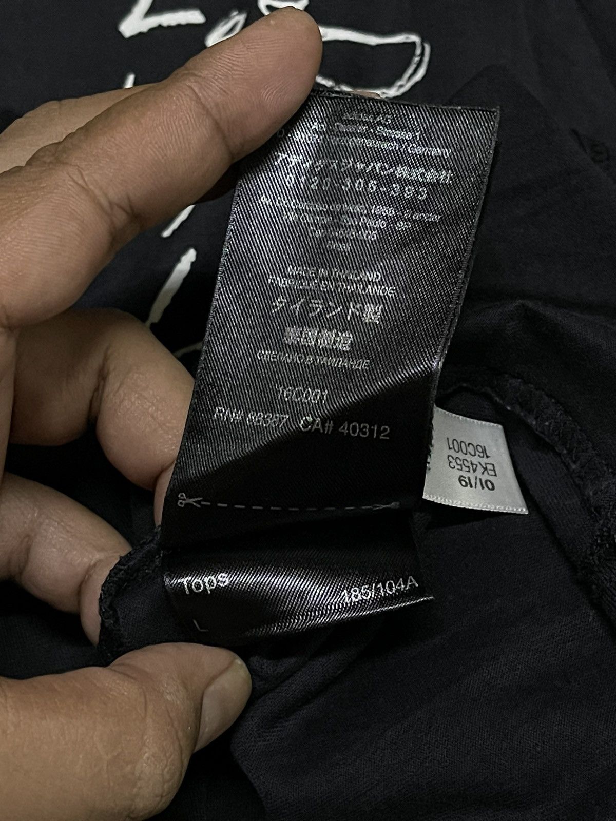 Adidas Y-3 Adidas Yohji Yamamoto Tshirt Size US L / EU 52-54 / 3 - 6 Thumbnail