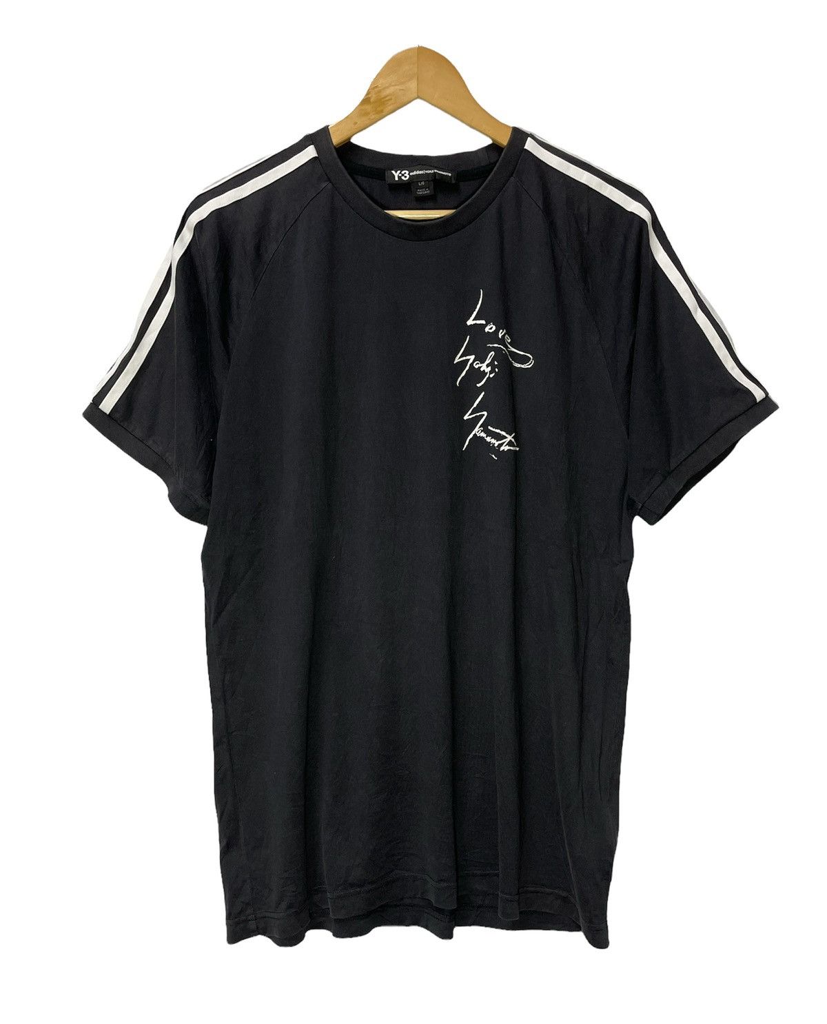 Adidas Y-3 Adidas Yohji Yamamoto Tshirt Size US L / EU 52-54 / 3 - 1 Thumbnail