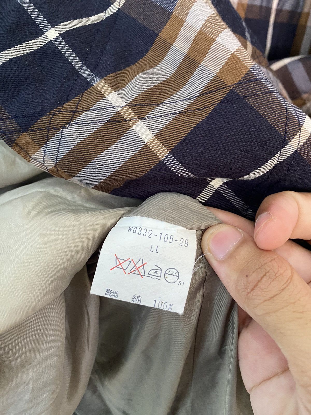 VINTAGE BURBERRY PRORSUM NOVA CHECK BOMBER JACKET