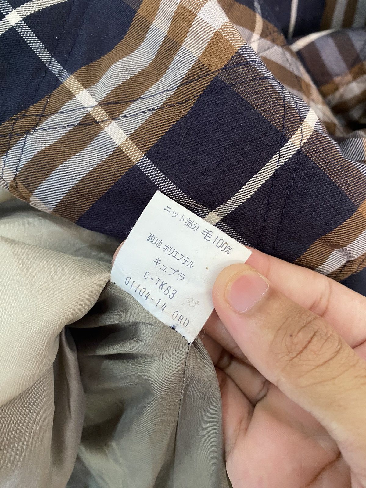 VINTAGE BURBERRY PRORSUM NOVA CHECK BOMBER JACKET