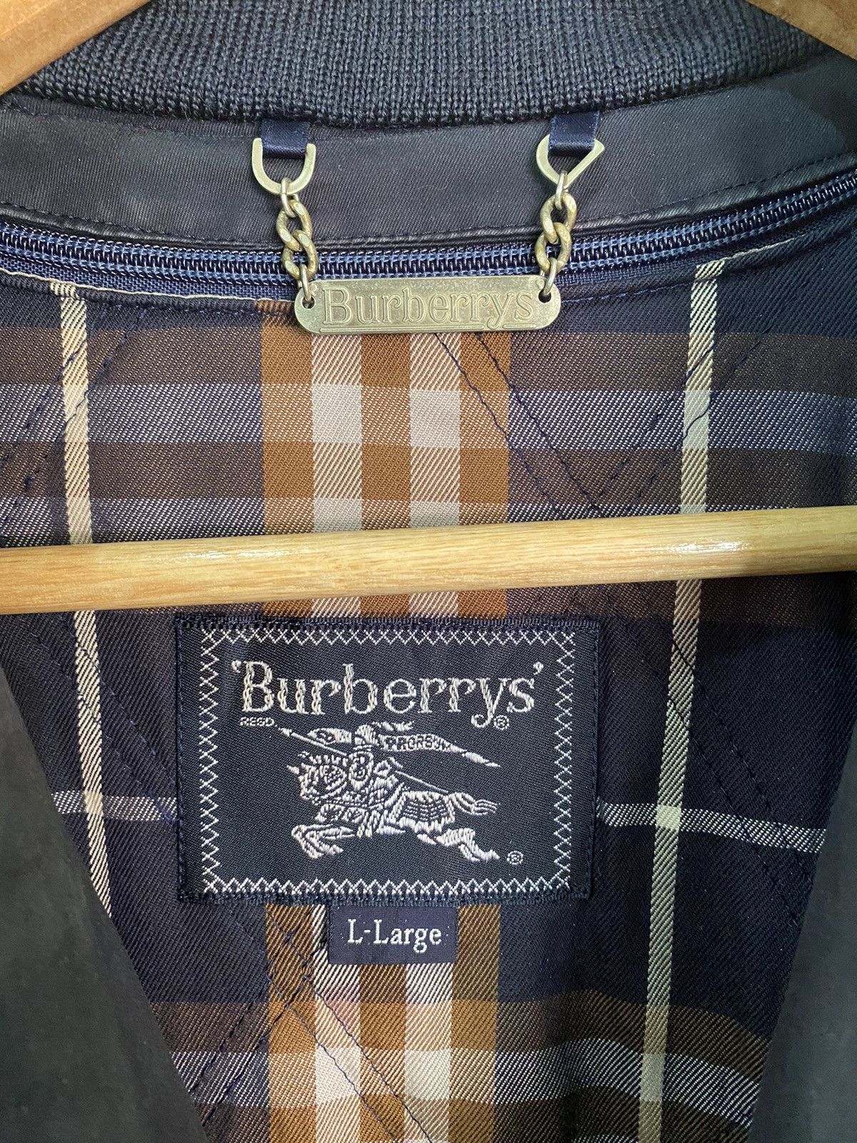 VINTAGE BURBERRY PRORSUM NOVA CHECK BOMBER JACKET