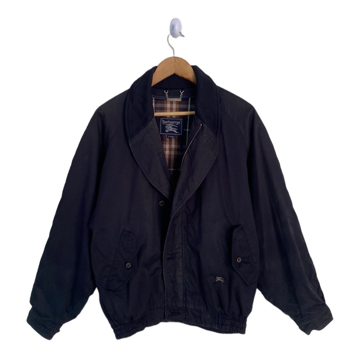 VINTAGE BURBERRY PRORSUM NOVA CHECK BOMBER JACKET