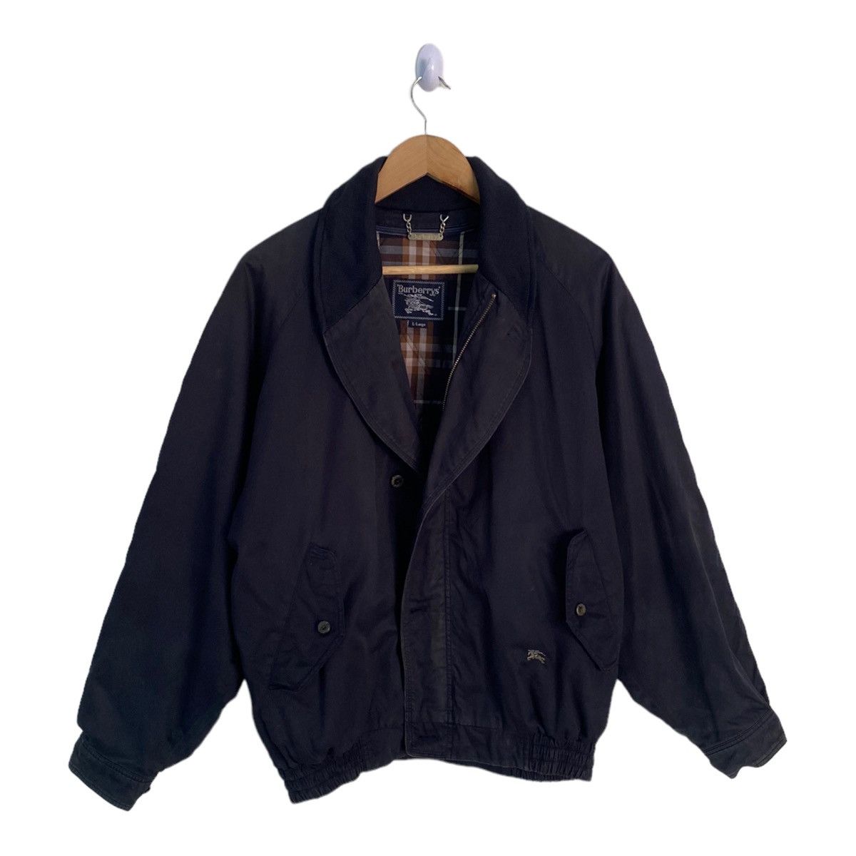 VINTAGE BURBERRY PRORSUM NOVA CHECK BOMBER JACKET