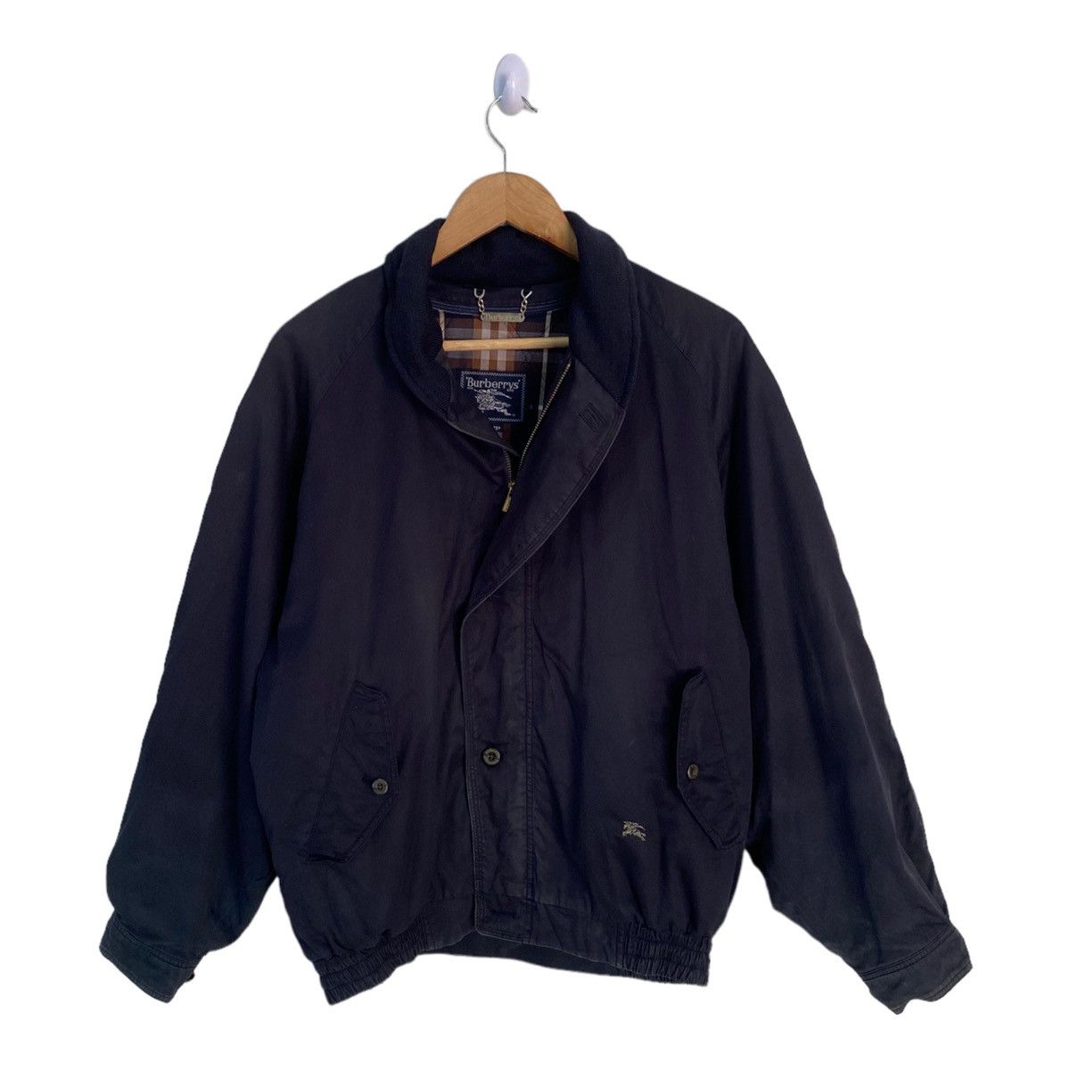 VINTAGE BURBERRY PRORSUM NOVA CHECK BOMBER JACKET