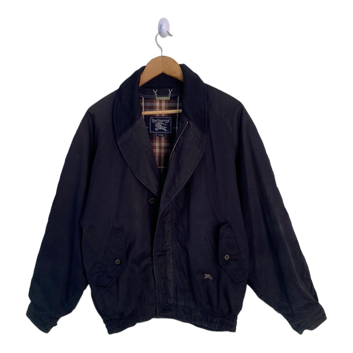 VINTAGE BURBERRY PRORSUM NOVA CHECK BOMBER JACKET