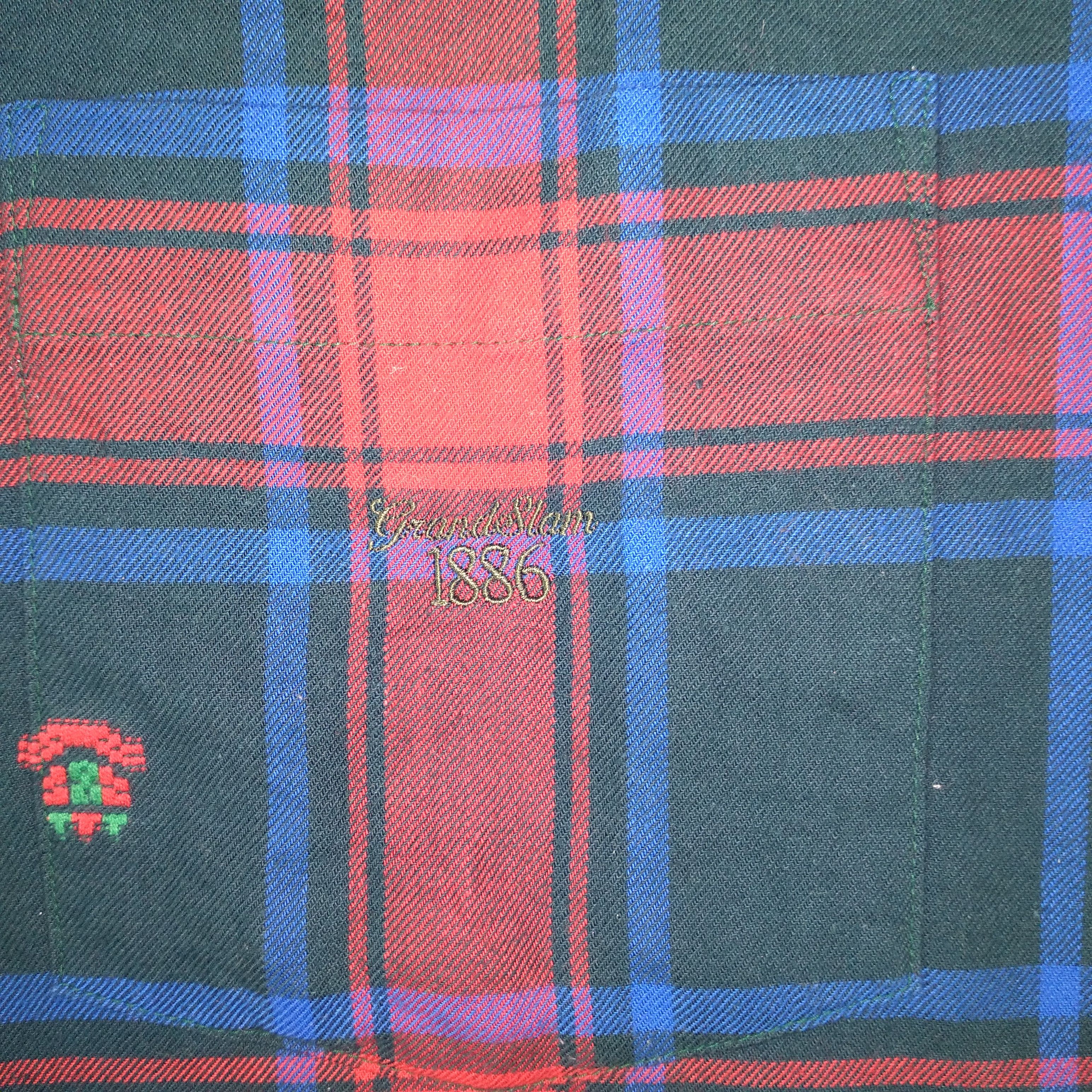 Grand Slam × Harrington × Vintage Vintage 90s Grandslam Harrington Style Polos Shirts Size US L / EU 52-54 / 3 - 3 Thumbnail