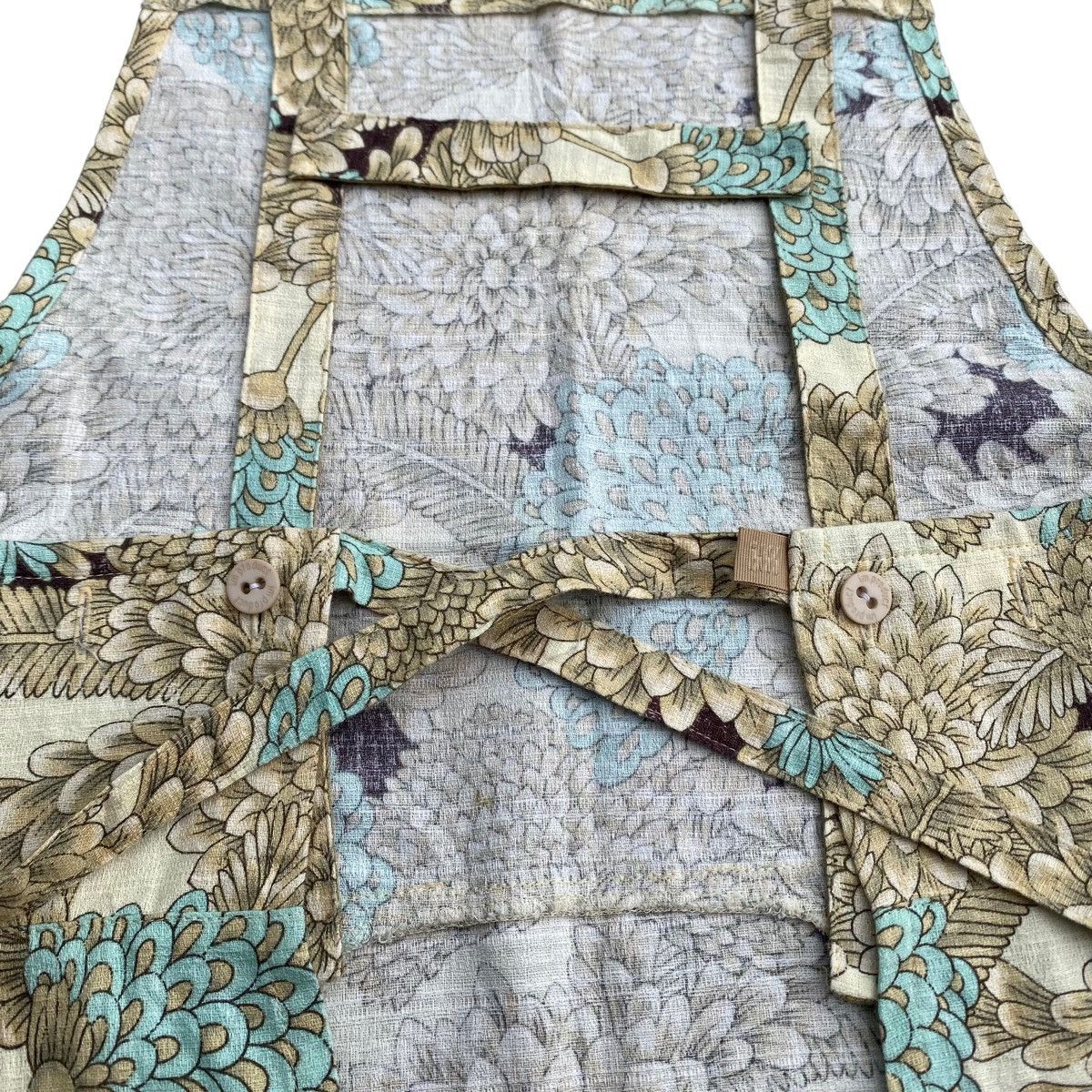 Issey Miyake IM Product vintage floral apron Size ONE SIZE - 6 Thumbnail