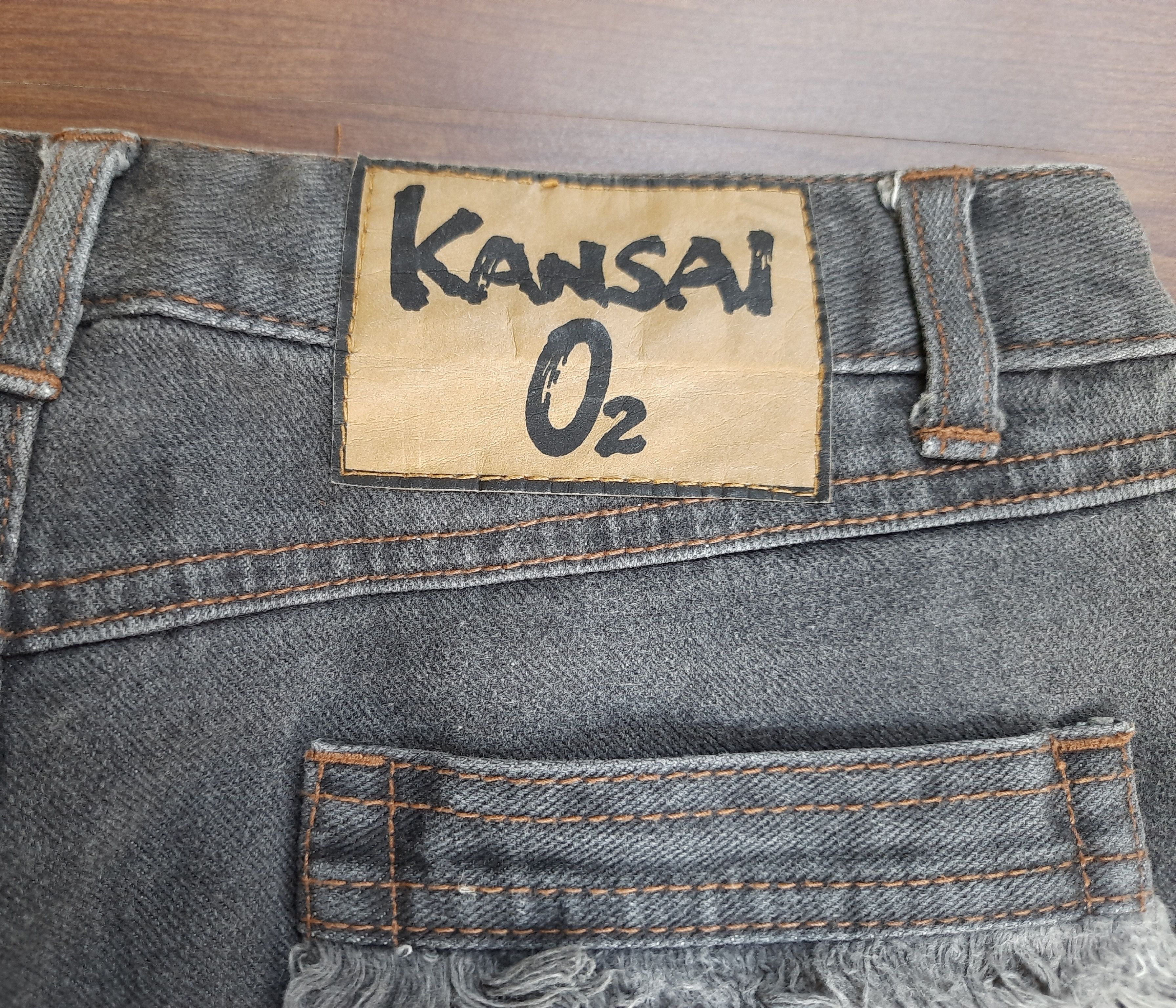 Kansai Yamamoto KANSAI 02 KANSAI YAMAMOTO Denim Long Pants Size 28" / US 6 / IT 42 - 11 Thumbnail