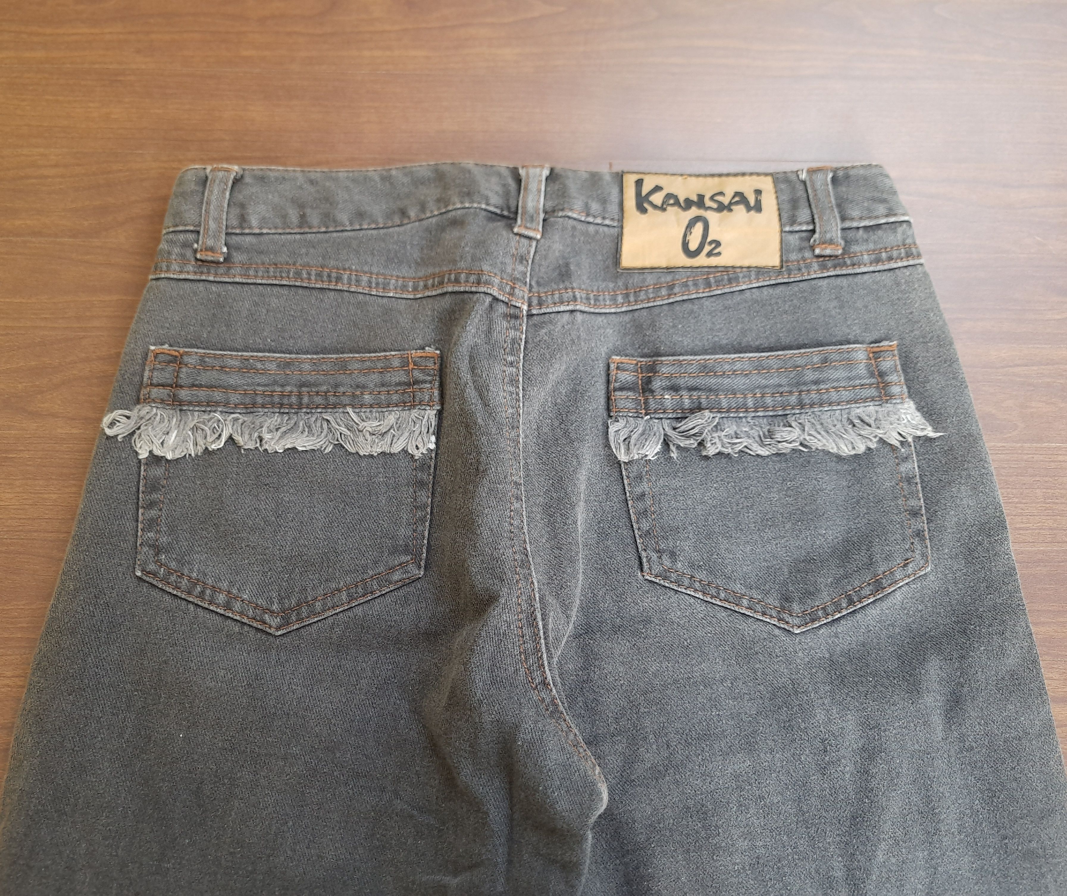 Kansai Yamamoto KANSAI 02 KANSAI YAMAMOTO Denim Long Pants Size 28" / US 6 / IT 42 - 4 Thumbnail