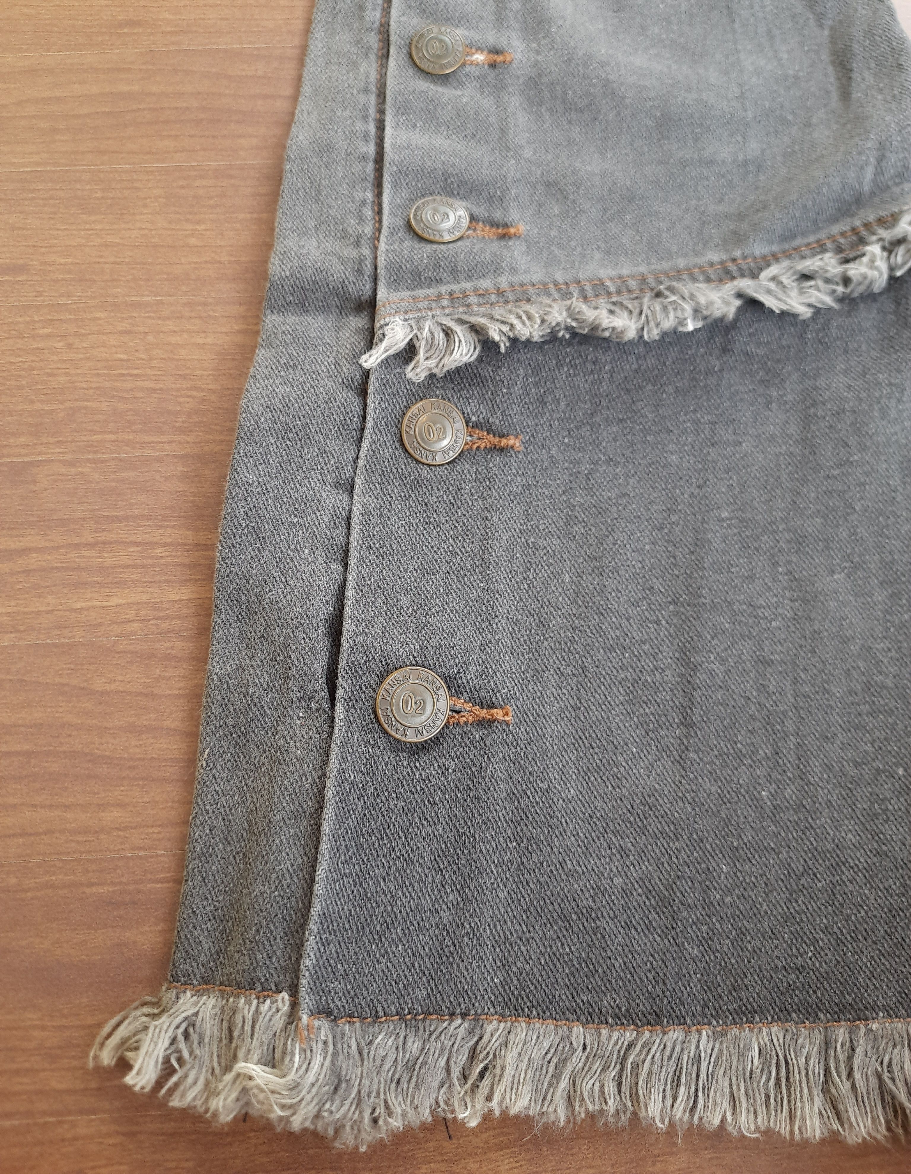 Kansai Yamamoto KANSAI 02 KANSAI YAMAMOTO Denim Long Pants Size 28" / US 6 / IT 42 - 7 Thumbnail