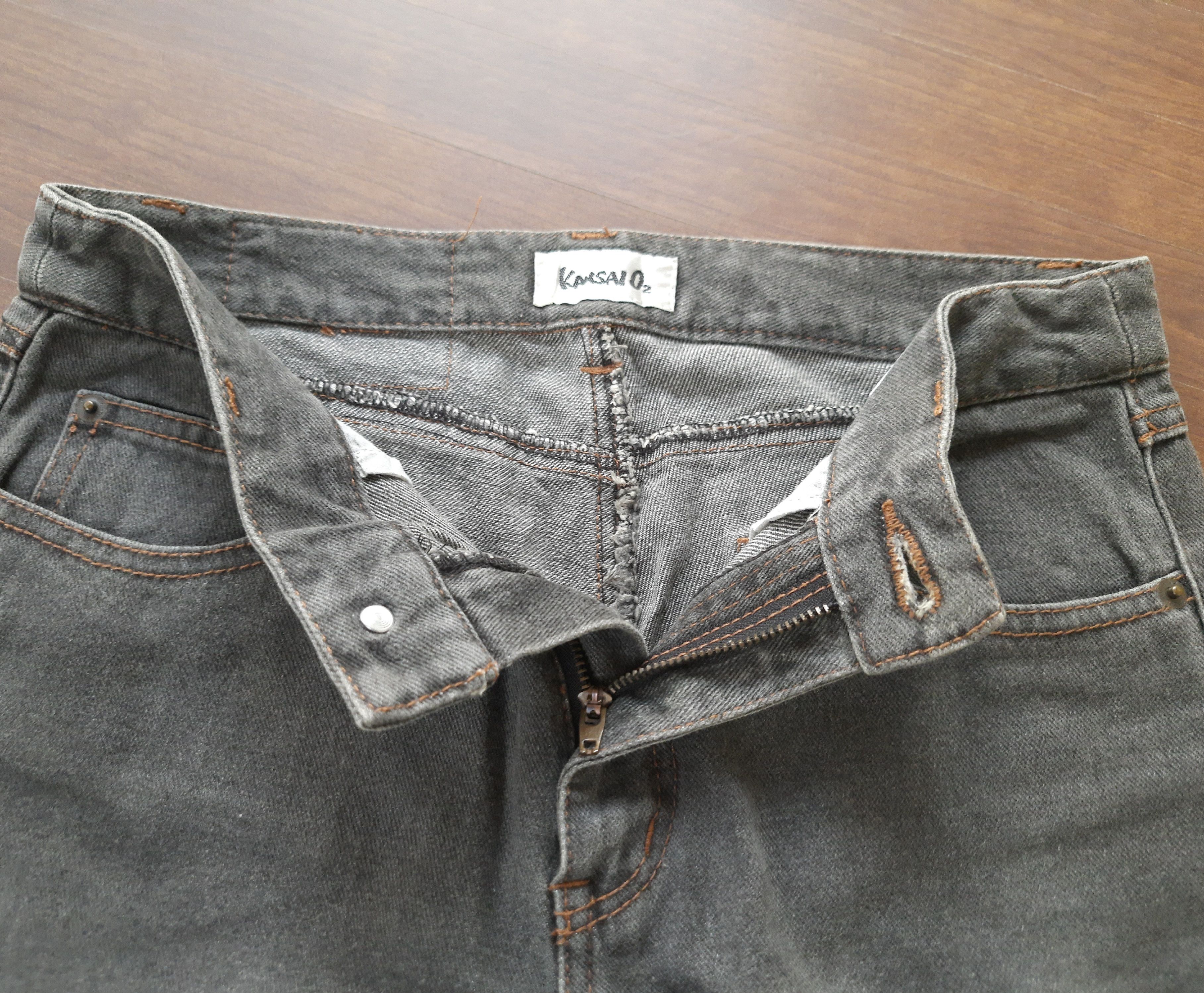 Kansai Yamamoto KANSAI 02 KANSAI YAMAMOTO Denim Long Pants Size 28" / US 6 / IT 42 - 5 Thumbnail