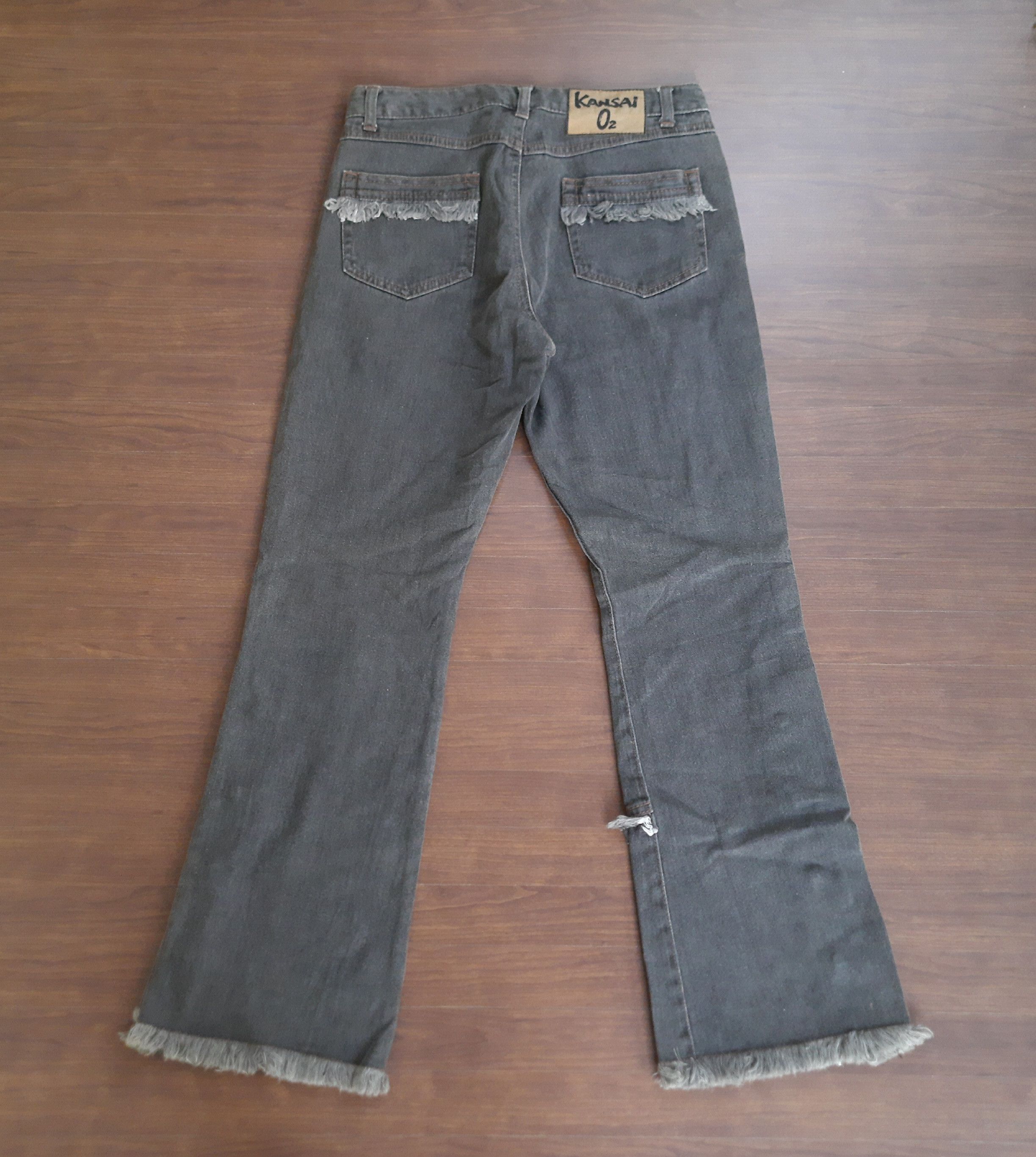 Kansai Yamamoto KANSAI 02 KANSAI YAMAMOTO Denim Long Pants Size 28" / US 6 / IT 42 - 2 Thumbnail