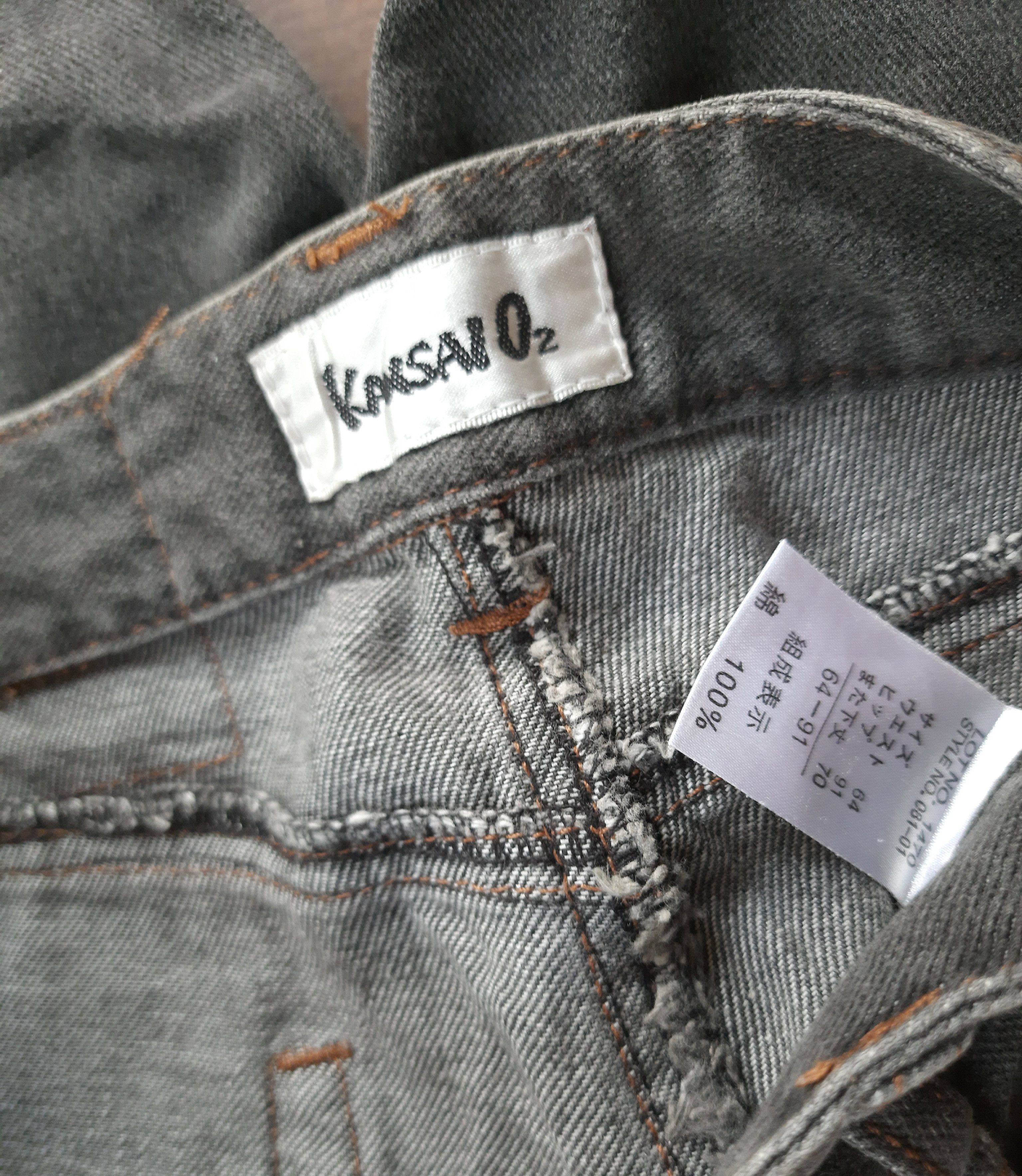 Kansai Yamamoto KANSAI 02 KANSAI YAMAMOTO Denim Long Pants Size 28" / US 6 / IT 42 - 10 Thumbnail