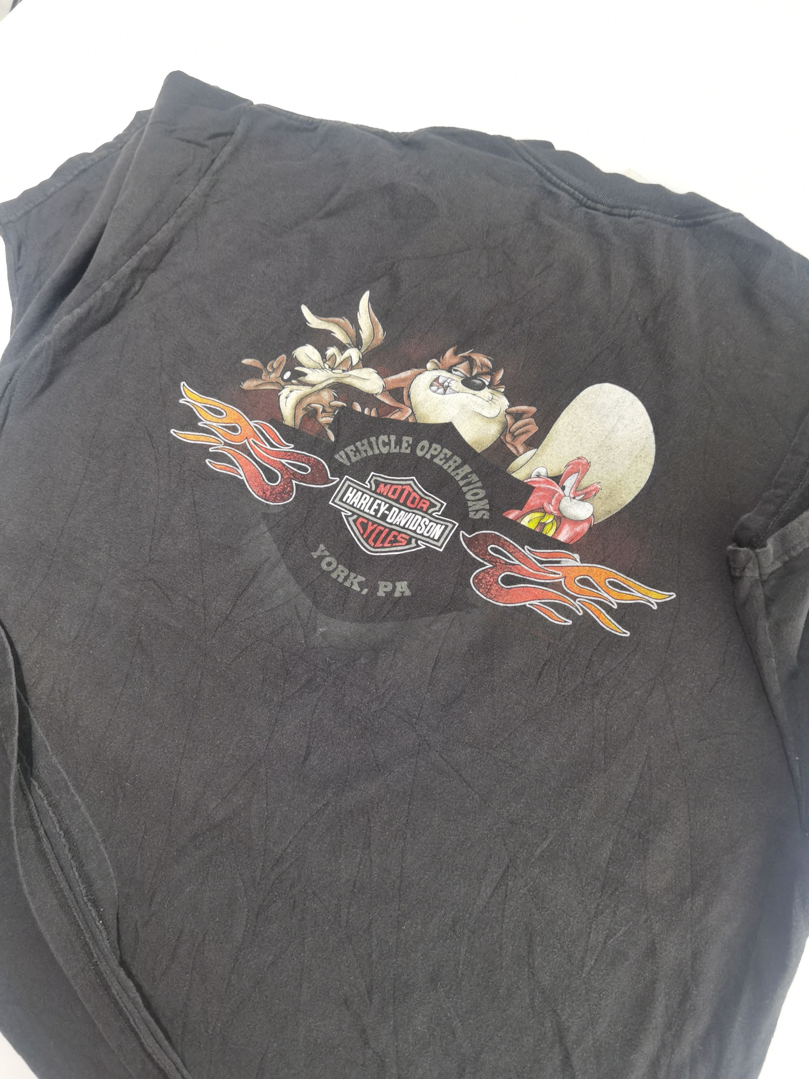 Harley Davidson × Vintage Vintage Looney Tunes X Harley Davidson Size US XXL / EU 58 / 5 - 3 Thumbnail