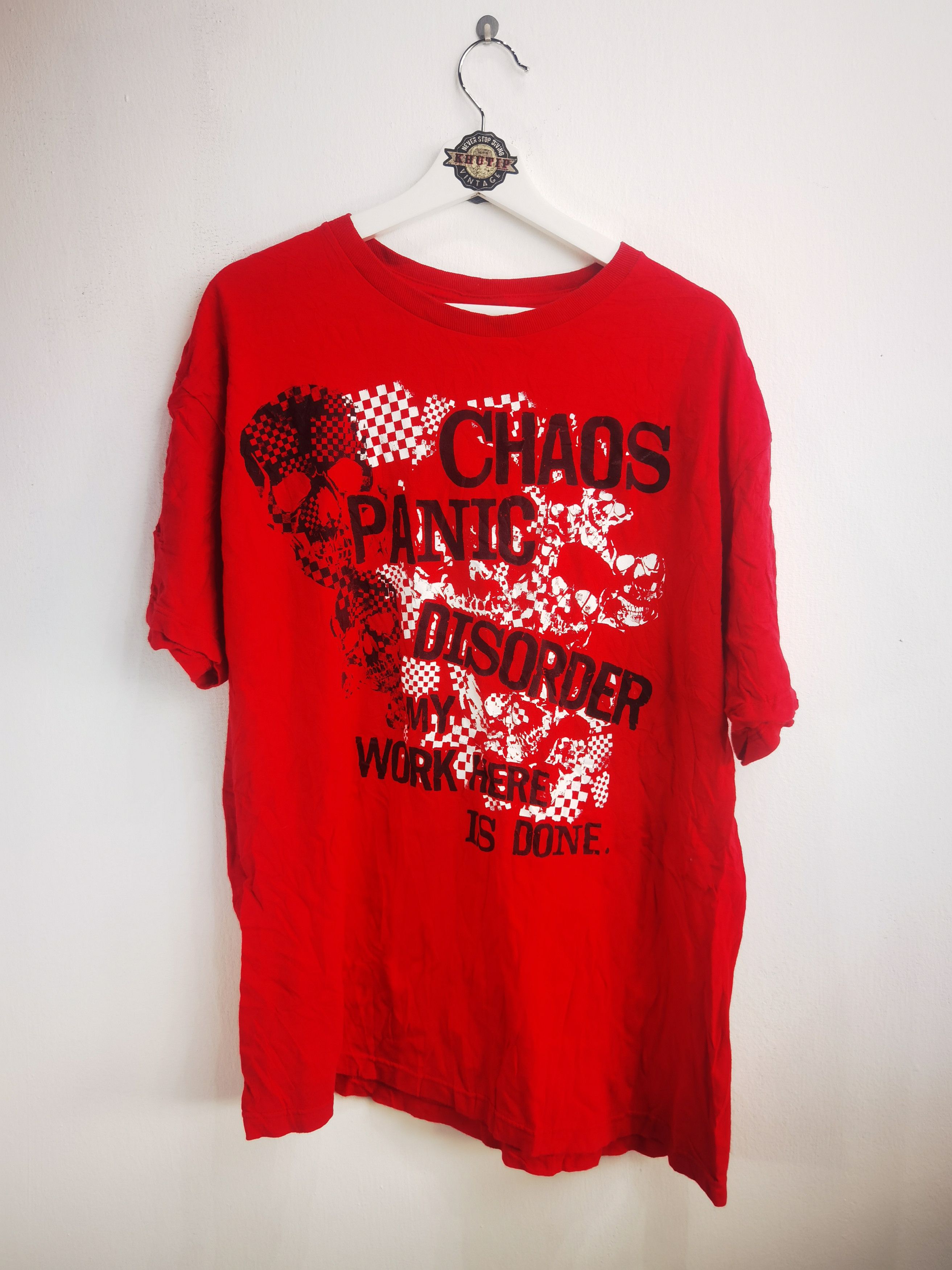 Vintage Vintage Chaos Panic Disorder by Optima Size US XL / EU 56 / 4 - 1 Thumbnail