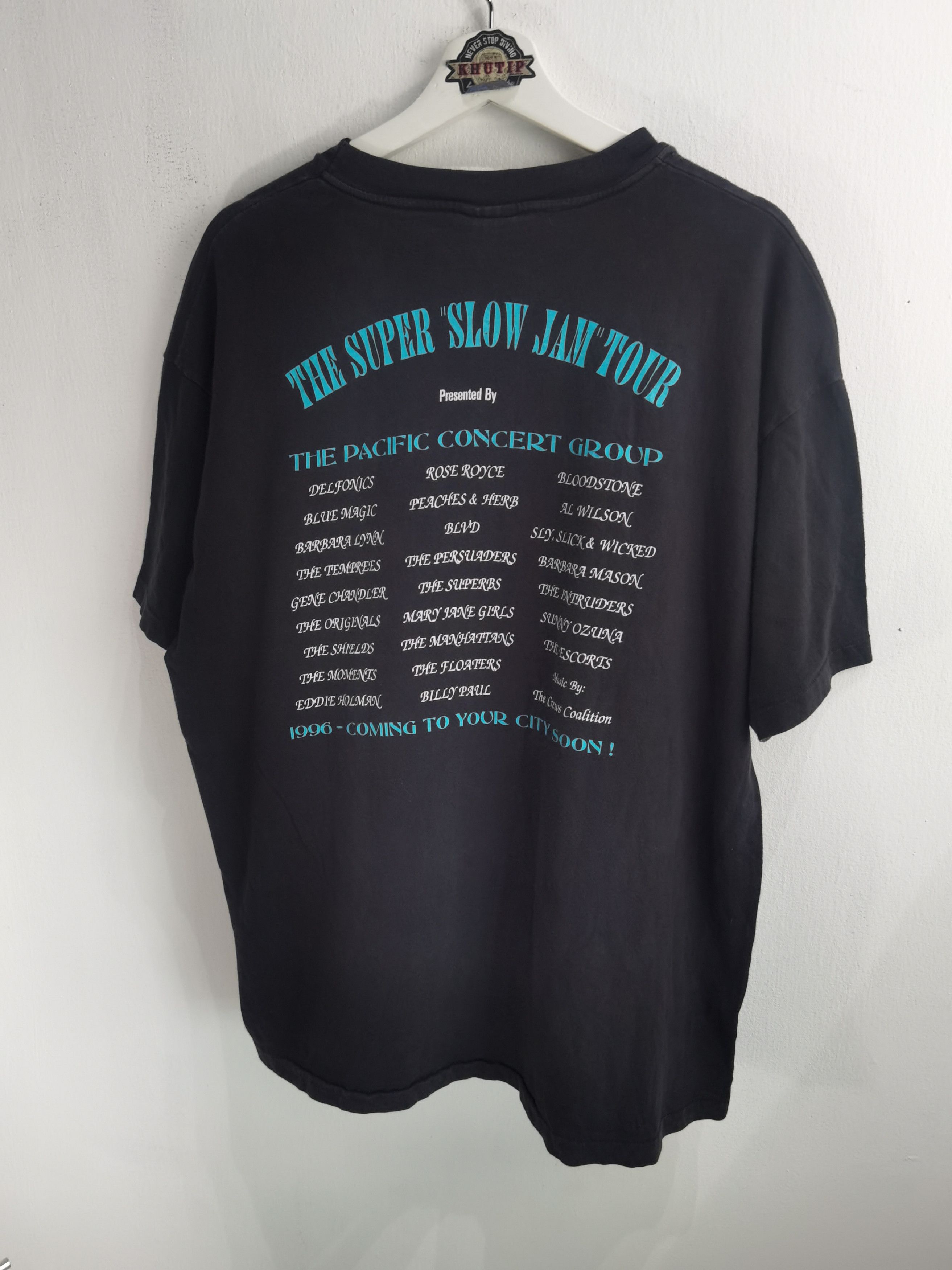 Hanes × Vintage Vintage 1996 The Super Slow Jam Single Stitch Size US XL / EU 56 / 4 - 2 Thumbnail