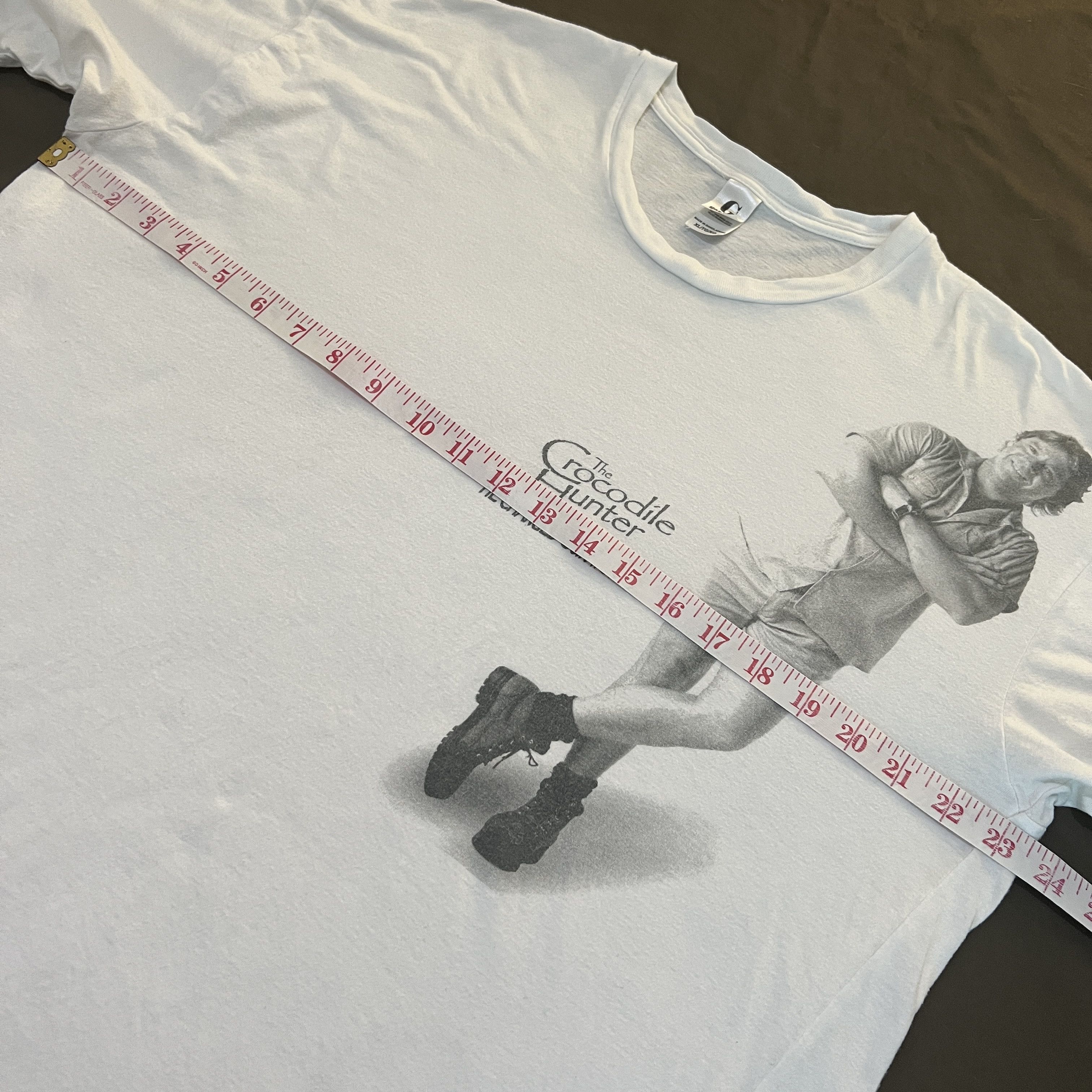 Vintage Steve Erwin Crocodile Hunter Tee Shirt wildlife documentary Size US XL / EU 56 / 4 - 7 Thumbnail