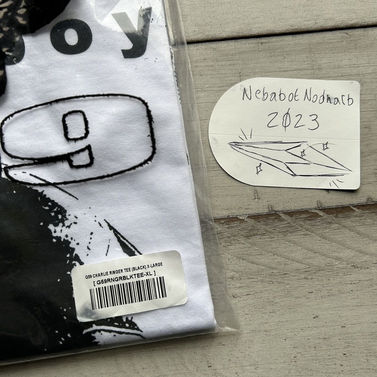 Fuck The Population × G59 Records g*59 CHARLiE RiNGER TEE FARENHEiT 451 SOViET SPACE PROGRAM Size US XL / EU 56 / 4 - 3 Thumbnail