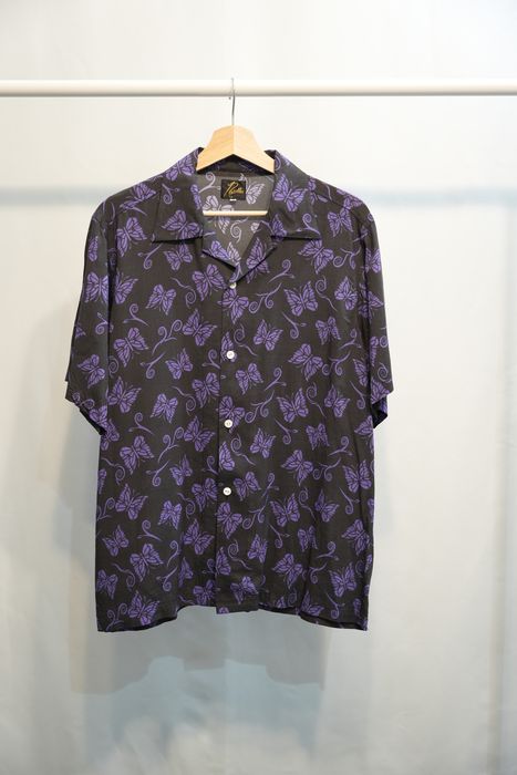 Needles Needles STUDIOUS Papillon ＆ Ivy Plant S/S SHIRT | Grailed