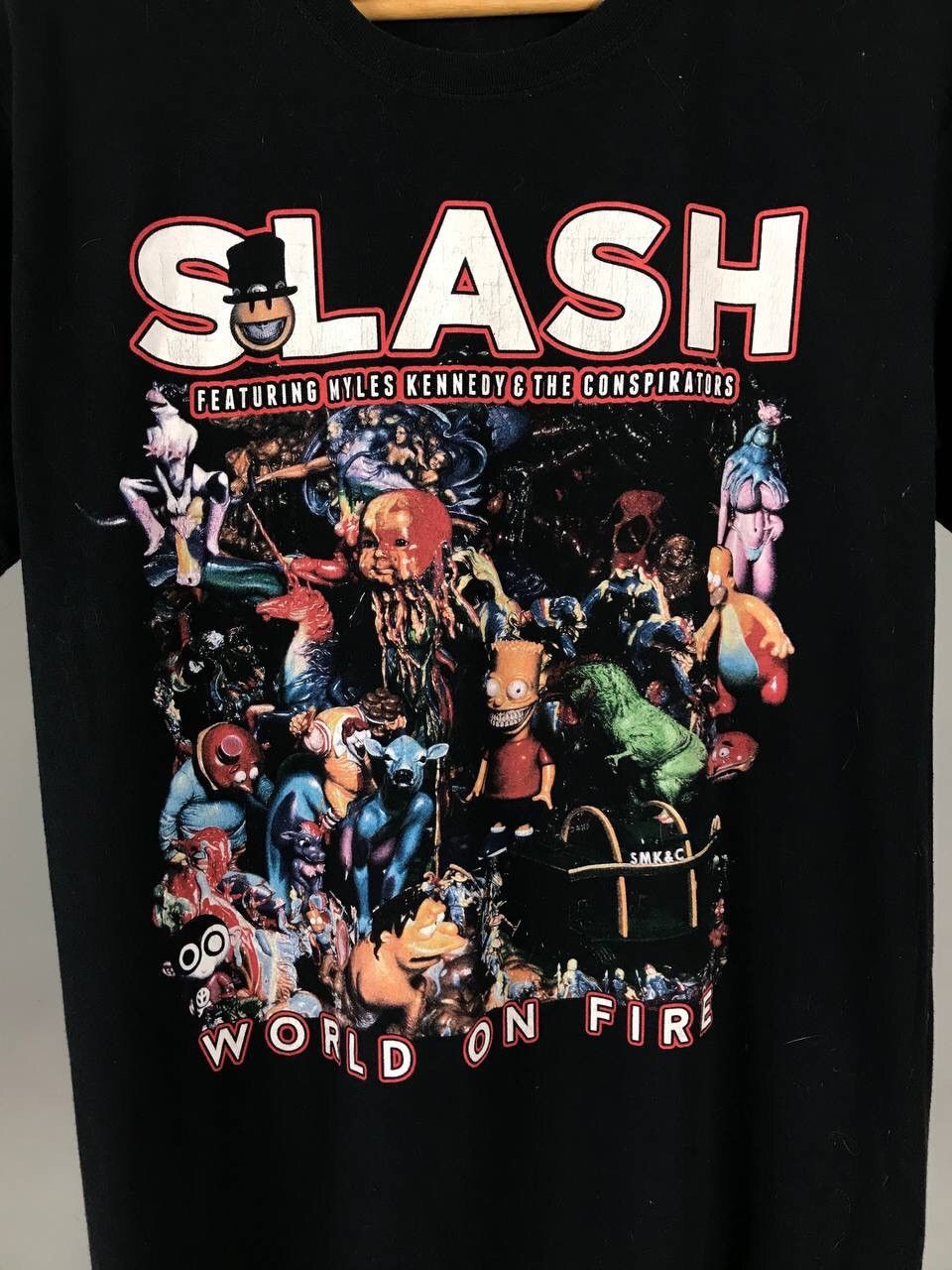 Band Tees Slash 2014 vintage rock band tour tee Size US L / EU 52-54 / 3 - 3 Thumbnail