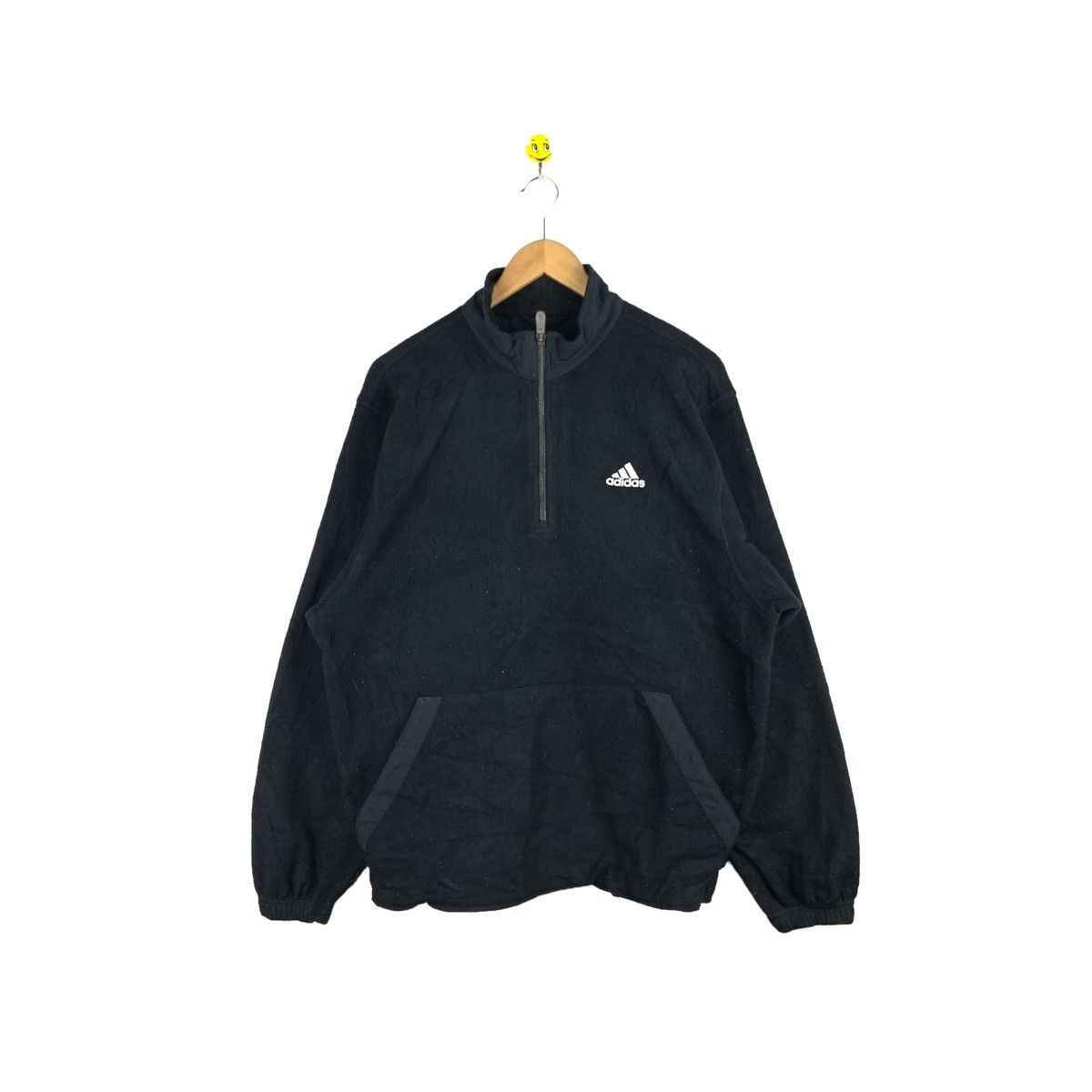 Vintage Adidas Fleece Jacket Big Logo Fleece Sherpa