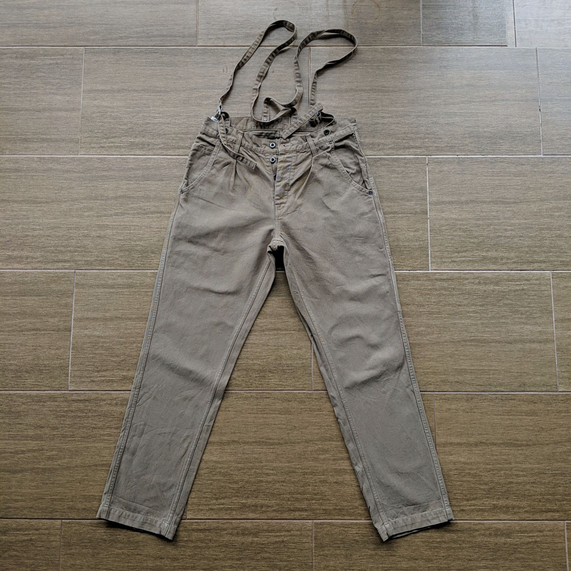 Japanese Brand W30🔥Very Rare Vintage John Bull Workwear Overall Pants Size US 30 / EU 46 - 2 Thumbnail