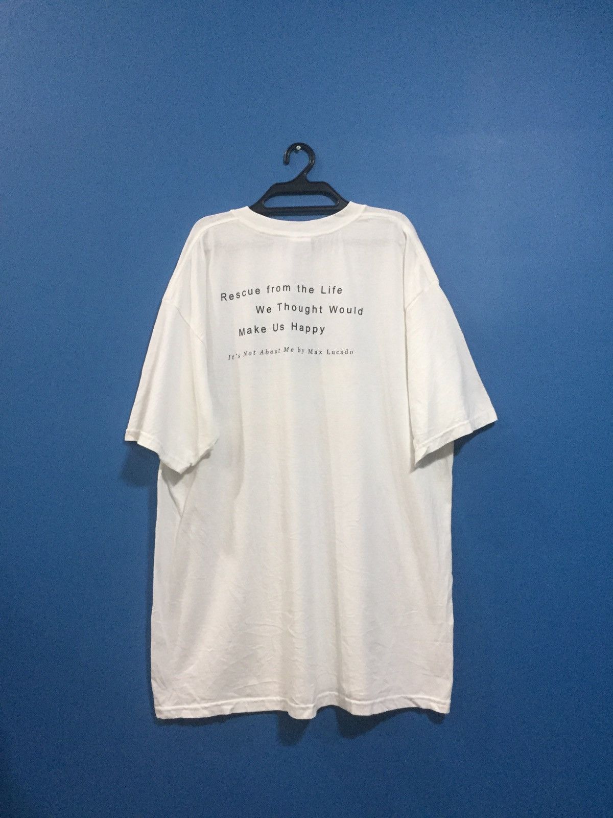 Vintage Vintage author Max Lucado its not about you Tee Size US XXL / EU 58 / 5 - 2 Thumbnail
