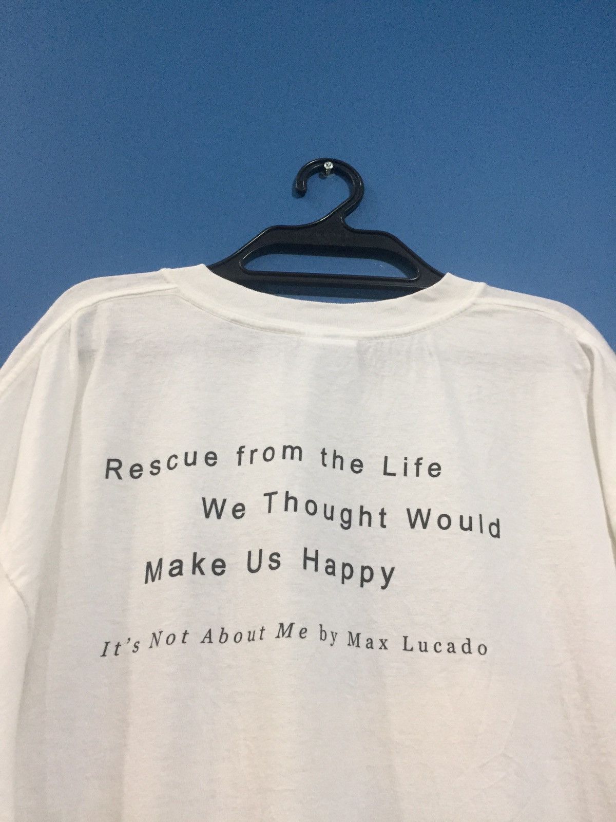 Vintage Vintage author Max Lucado its not about you Tee Size US XXL / EU 58 / 5 - 4 Thumbnail